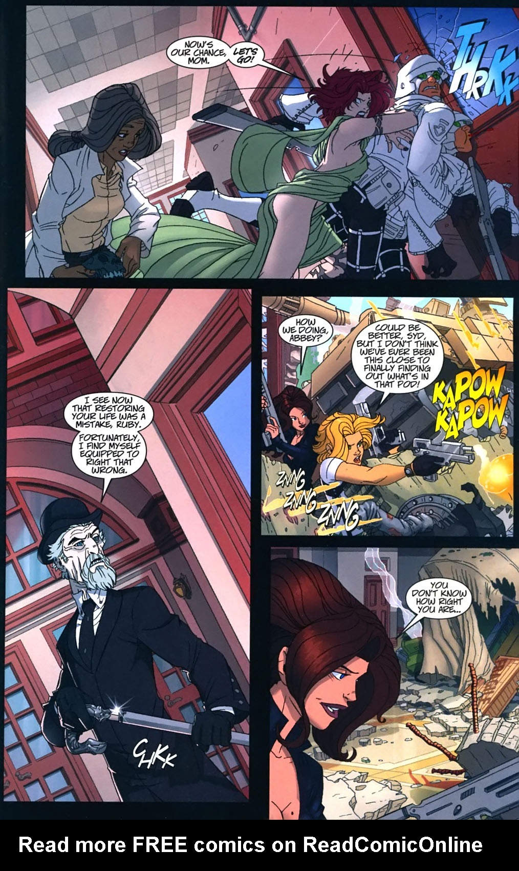 Read online Danger Girl: Back in Black comic -  Issue #4 - 16