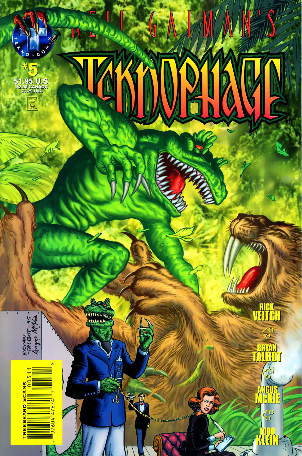 Read online Neil Gaiman's Teknophage comic -  Issue #5 - 1