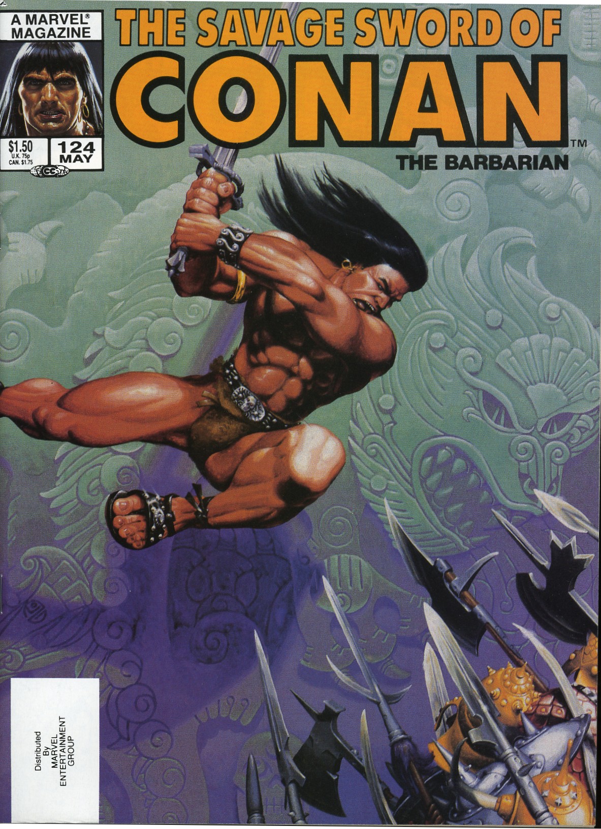 Read online The Savage Sword Of Conan comic -  Issue #124 - 1
