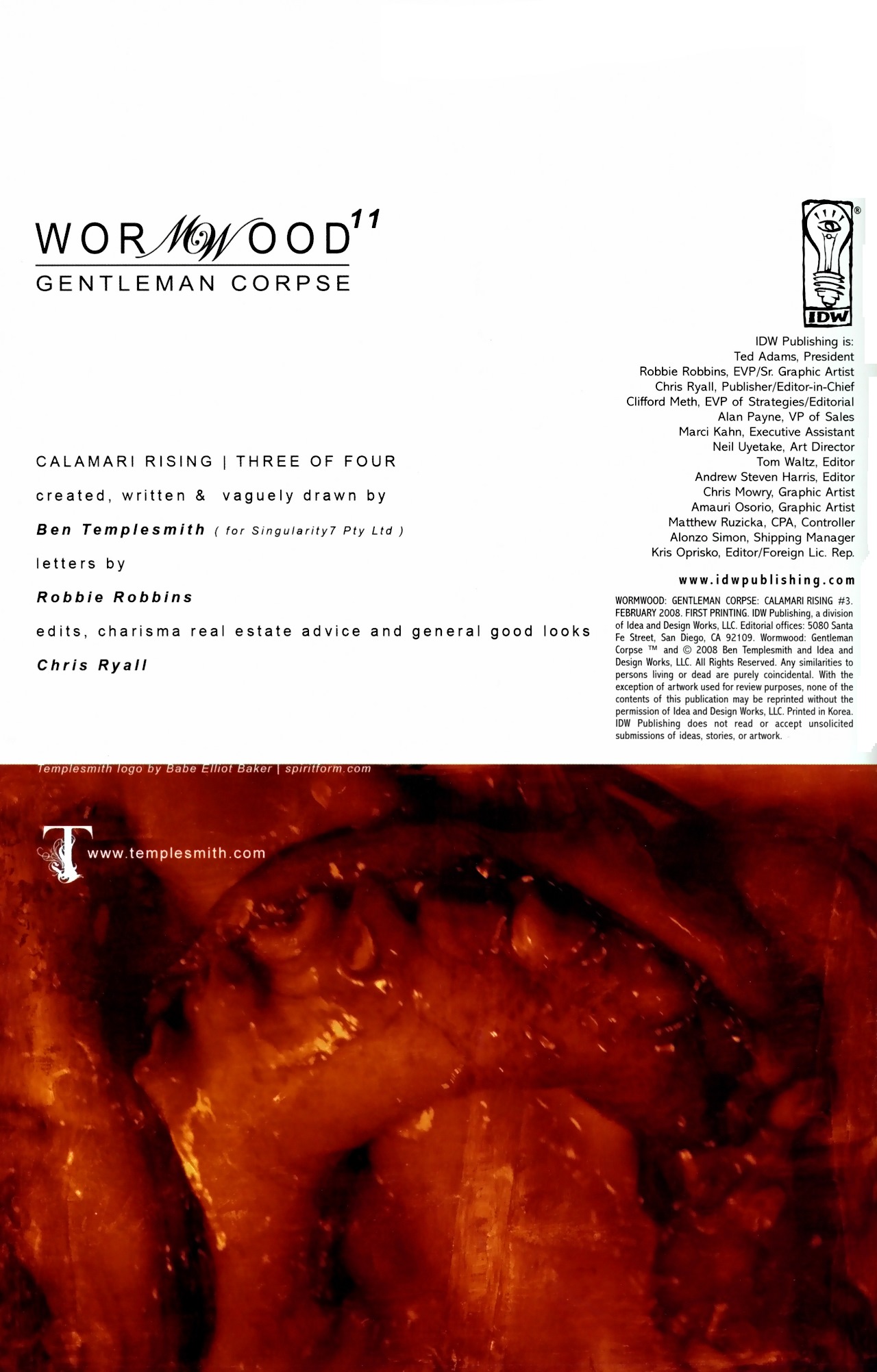 Read online Wormwood: Gentleman Corpse comic -  Issue #11 - 3