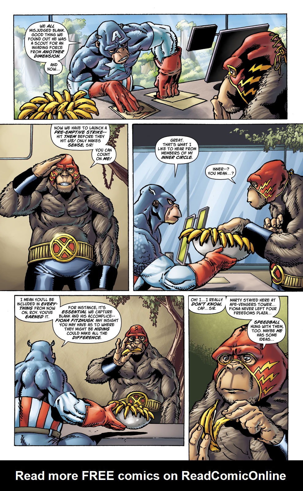 Read online Marvel Apes comic -  Issue #3 - 4