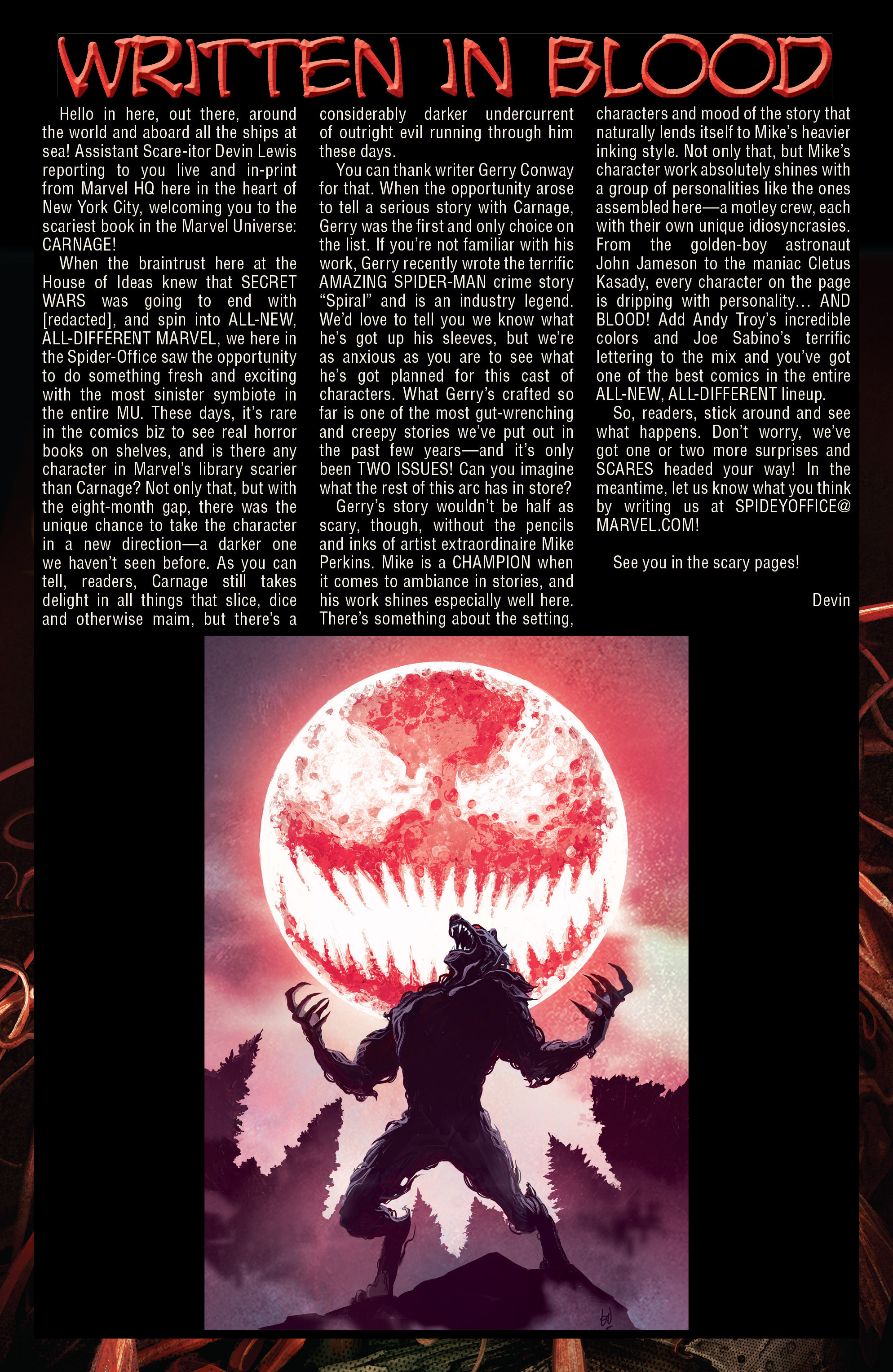 Read online Carnage (2016) comic -  Issue #2 - 21