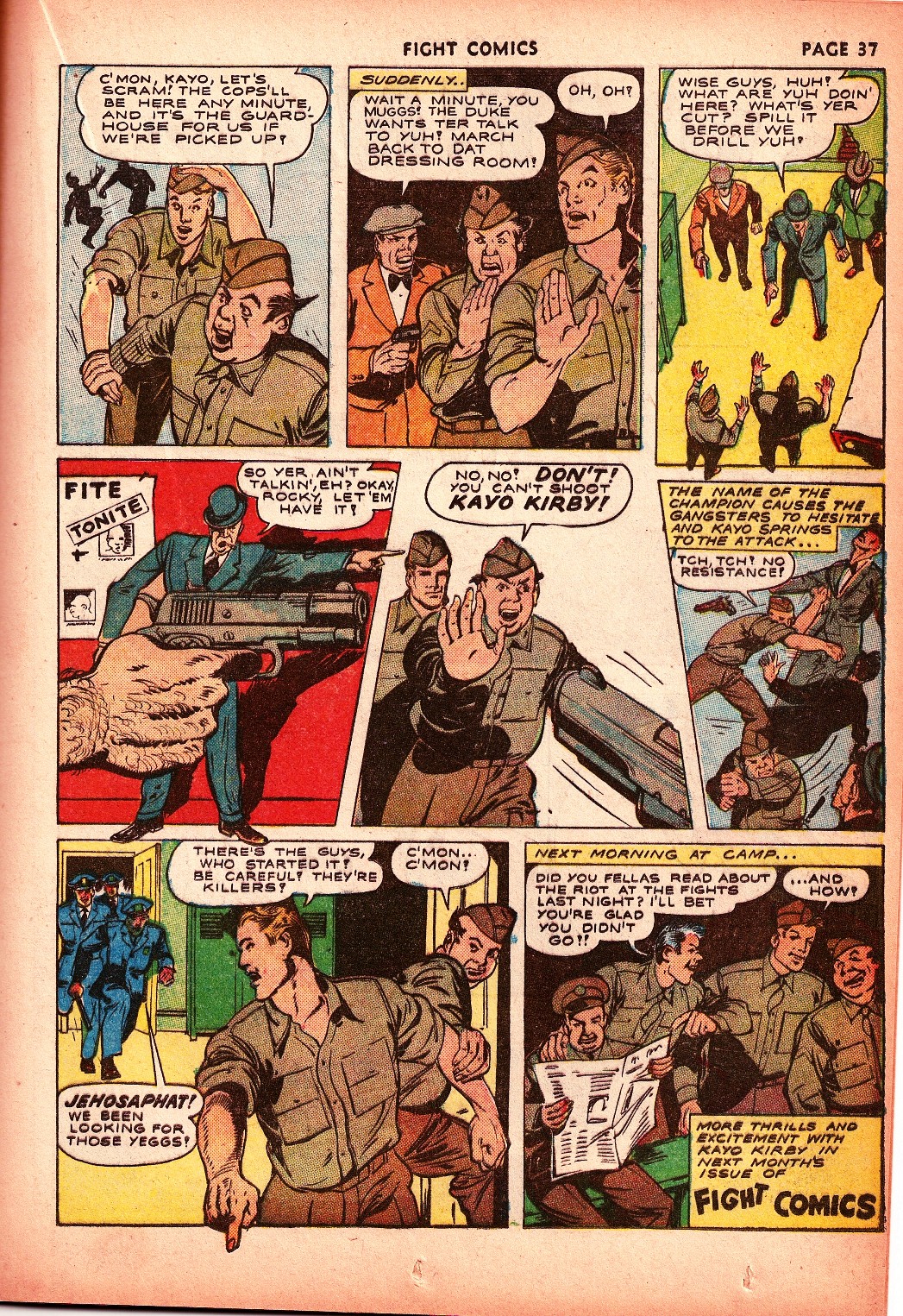 Read online Fight Comics comic -  Issue #26 - 39