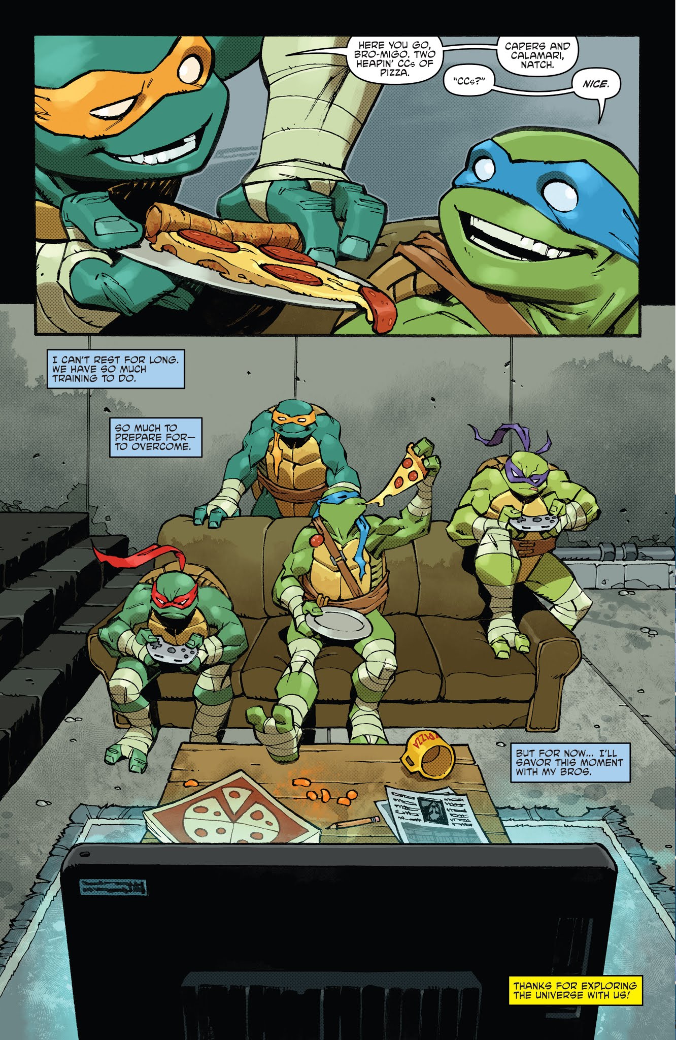Read online Teenage Mutant Ninja Turtles Universe comic -  Issue #25 - 26