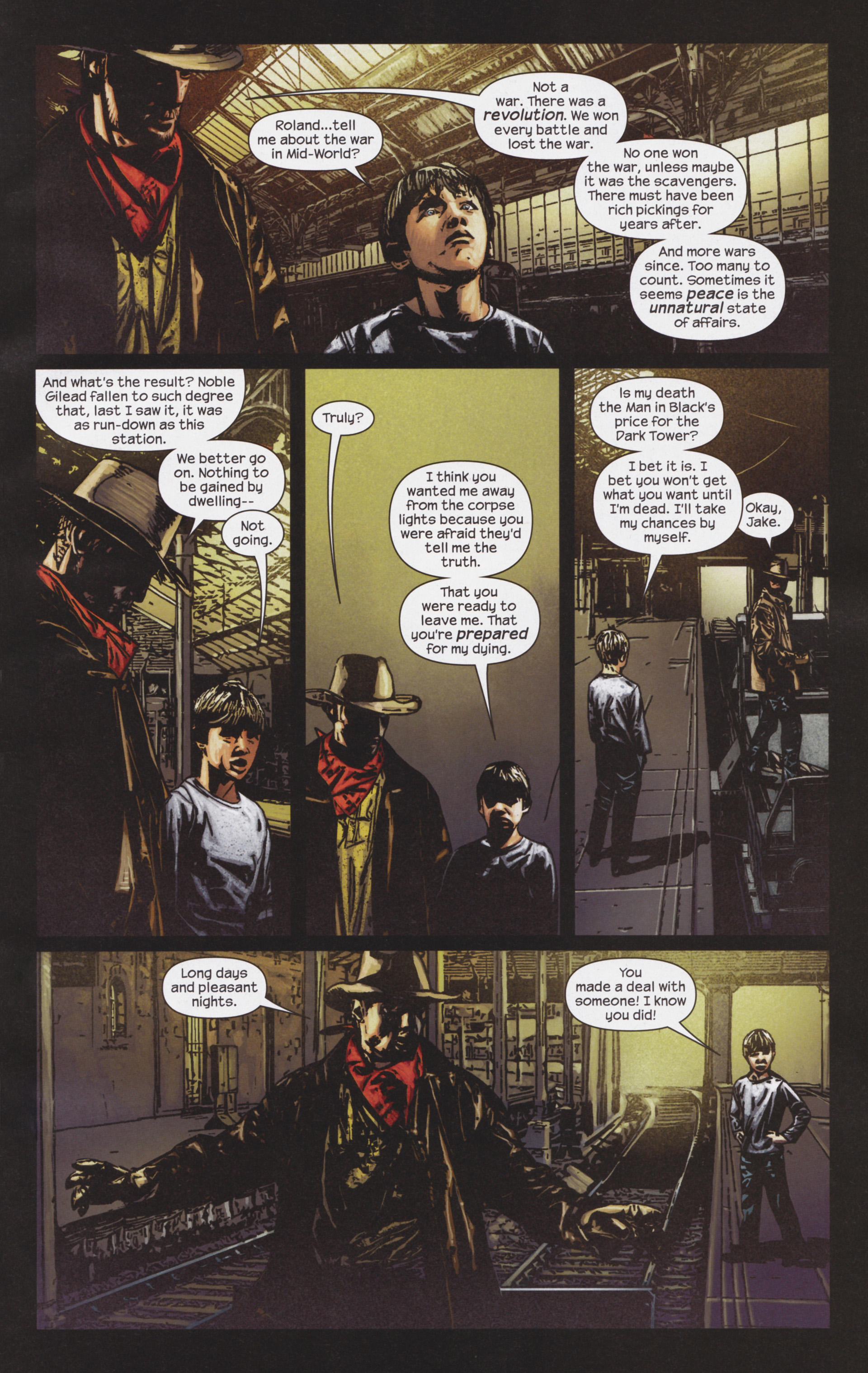 Read online Dark Tower: The Gunslinger - The Man in Black comic -  Issue #4 - 4