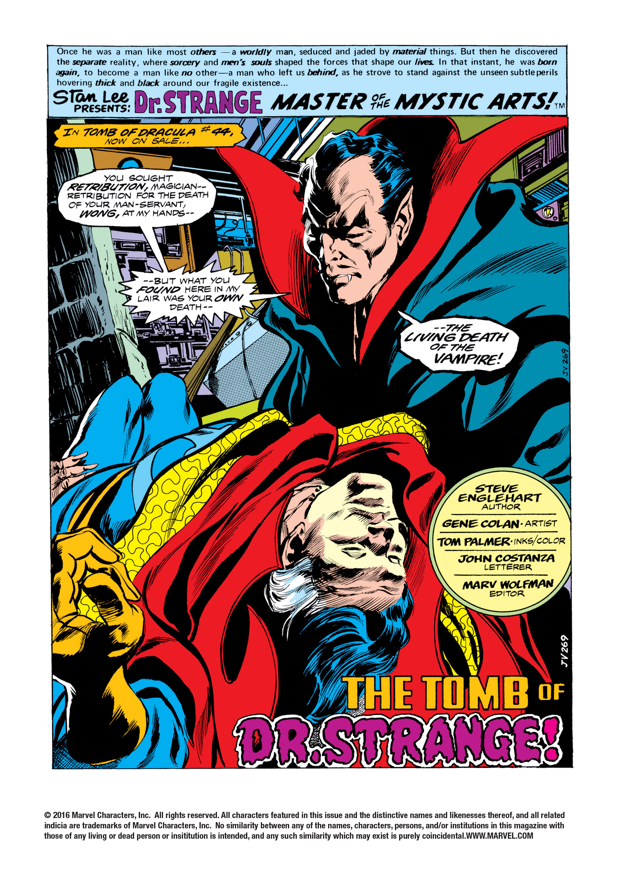 Read online Doctor Strange vs. Dracula comic -  Issue # TPB - 23
