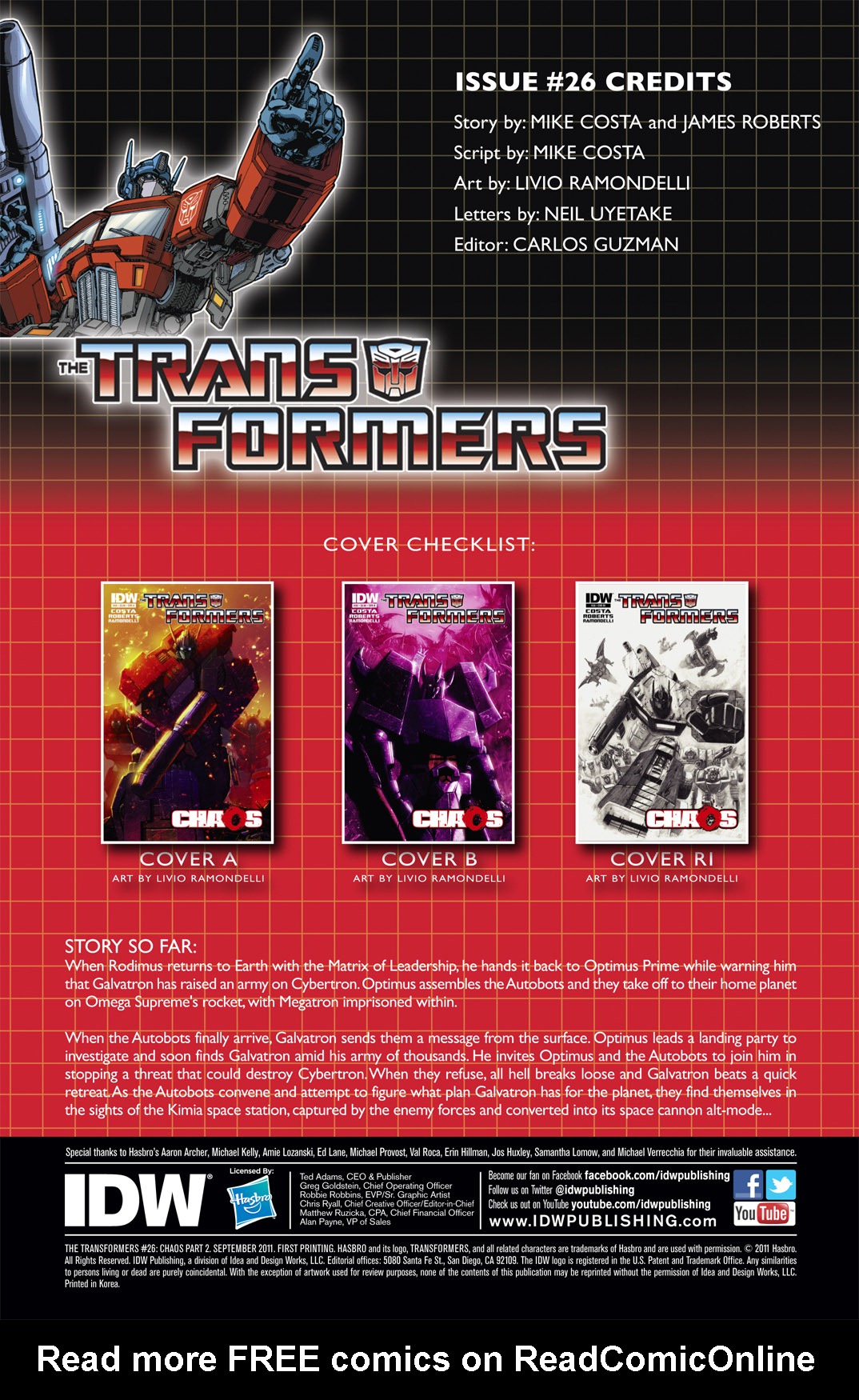 Read online The Transformers (2009) comic -  Issue #26 - 4