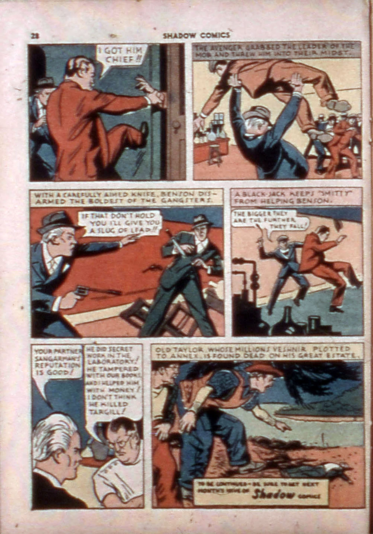 Read online Shadow Comics comic -  Issue #4 - 30