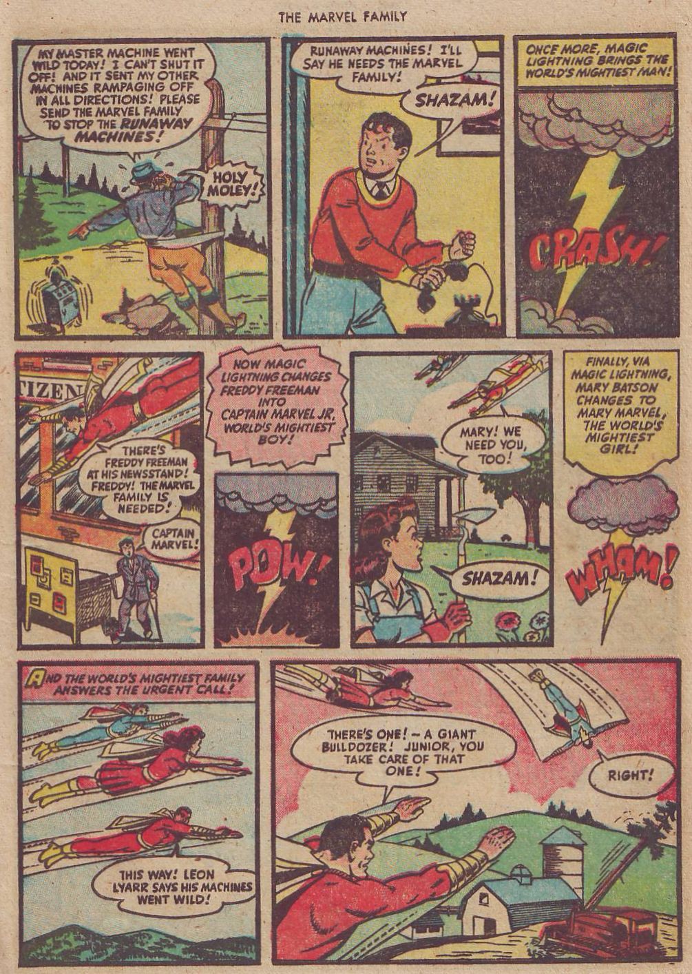 Read online The Marvel Family comic -  Issue #35 - 7