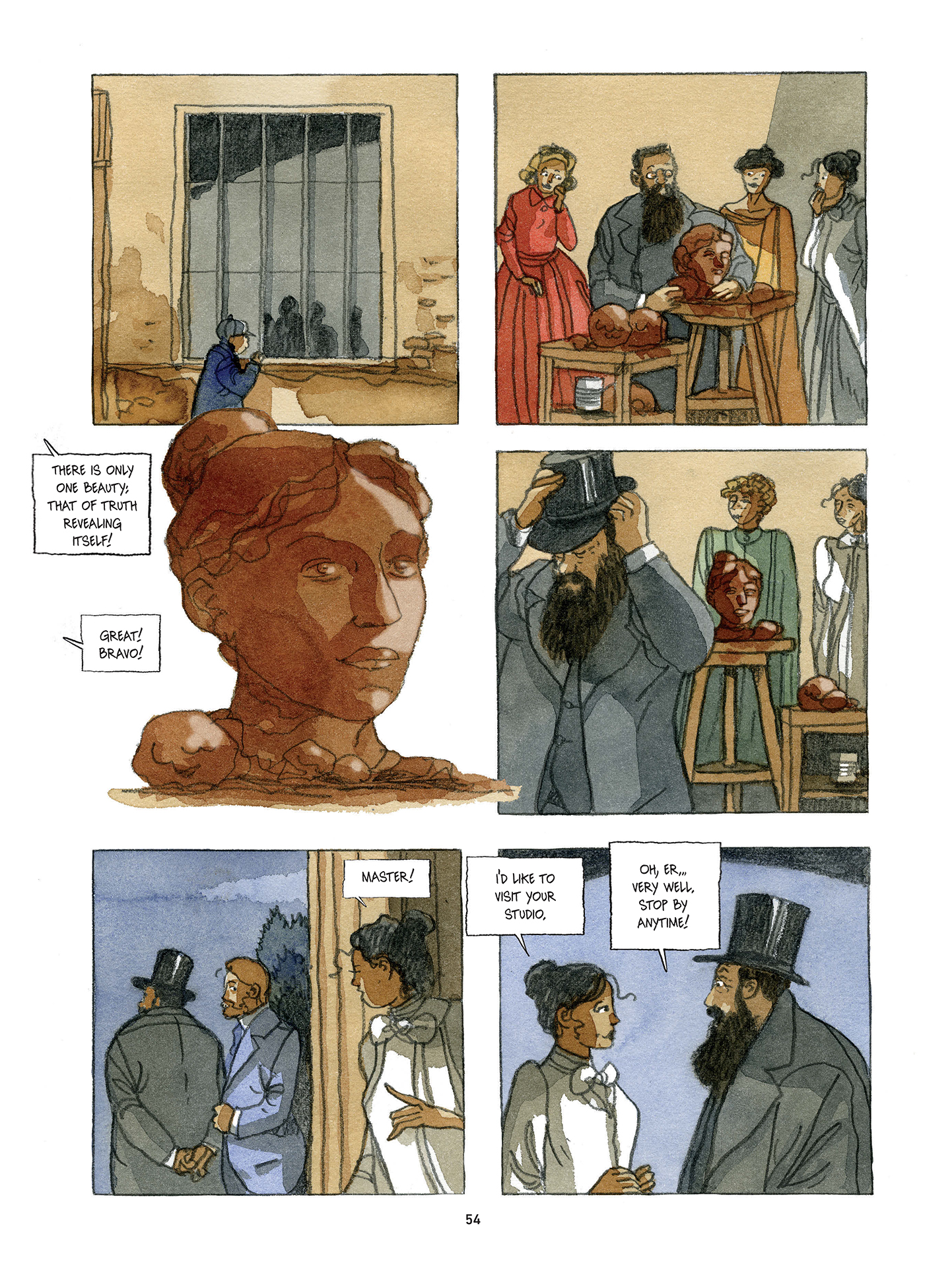 Read online Rodin: Fugit Amor, An Intimate Portrait comic -  Issue # TPB - 55