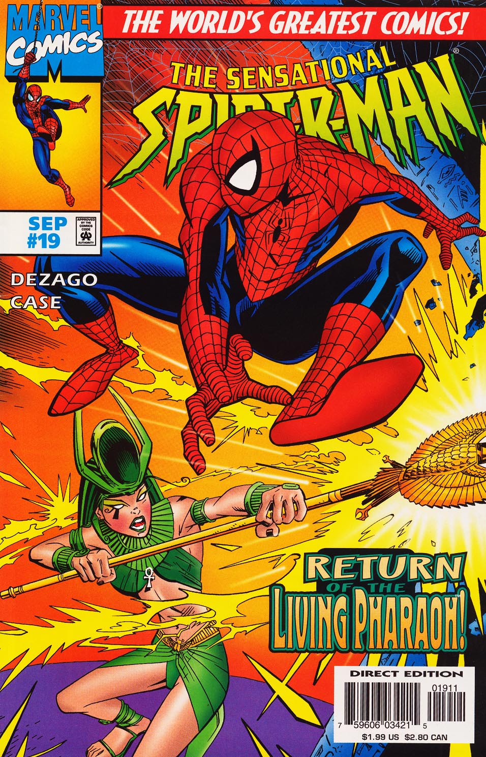 Read online The Sensational Spider-Man (1996) comic -  Issue #19 - 1