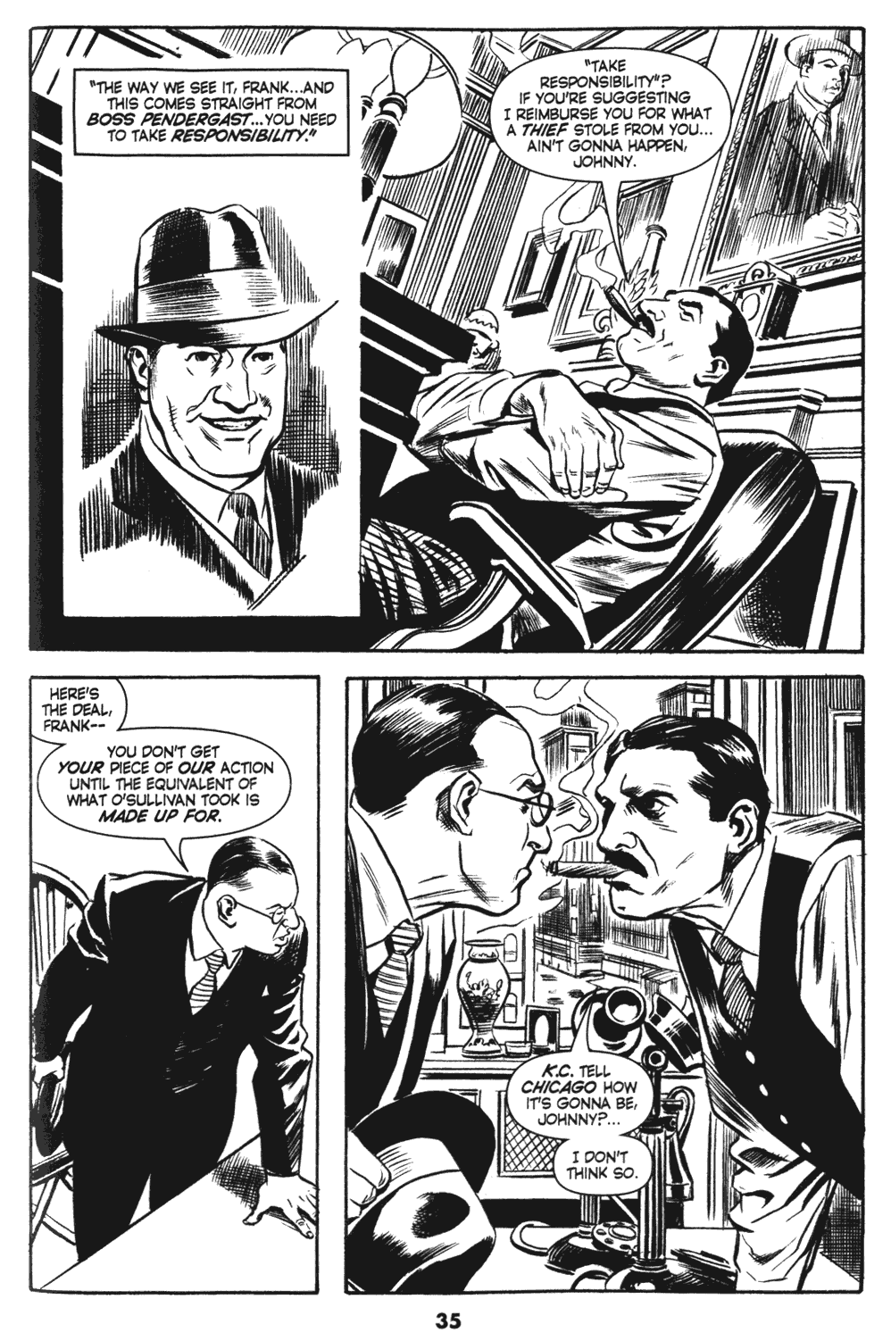Read online On The Road To Perdition comic -  Issue #3 - 38