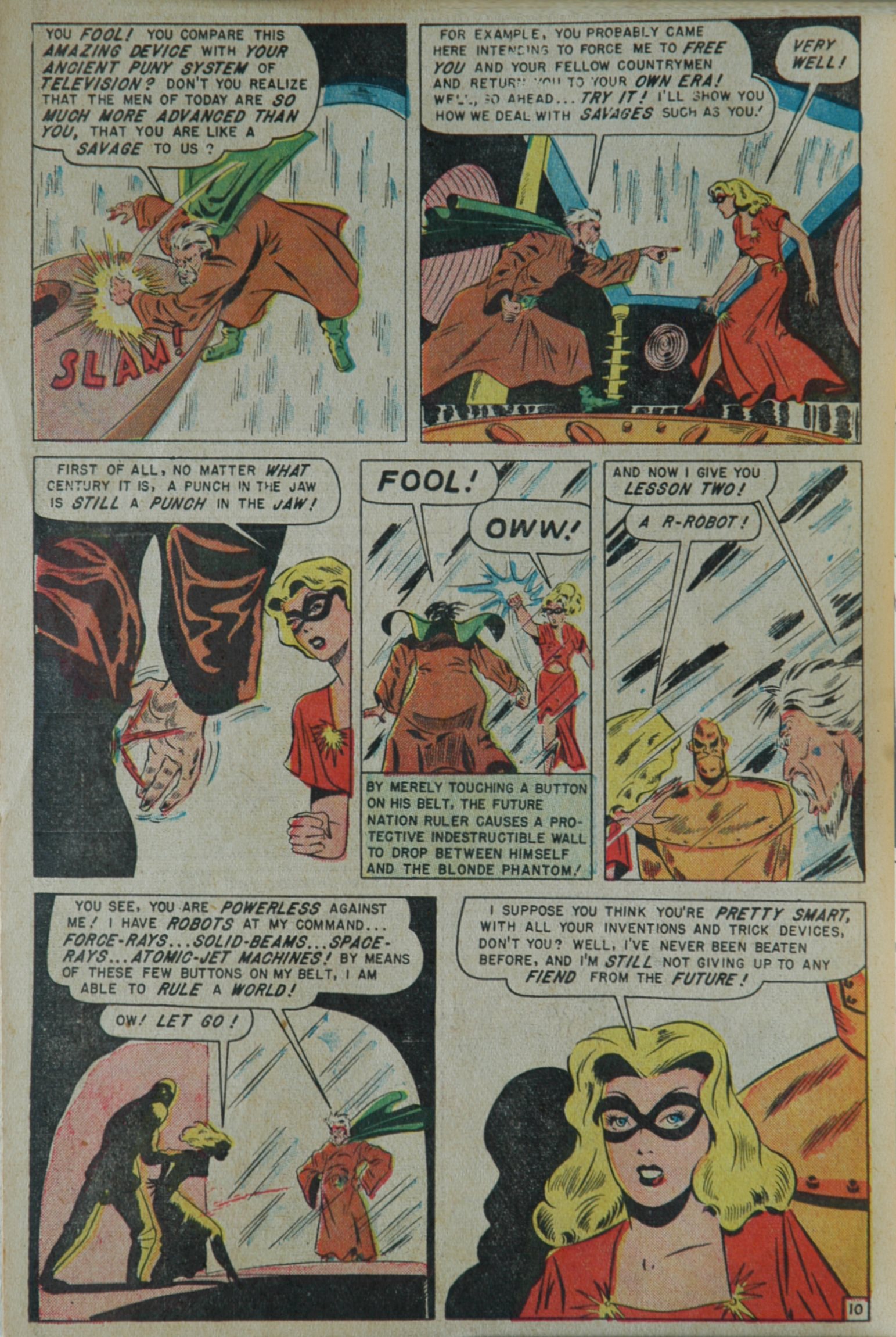 Read online Blonde Phantom Comics comic -  Issue #21 - 12