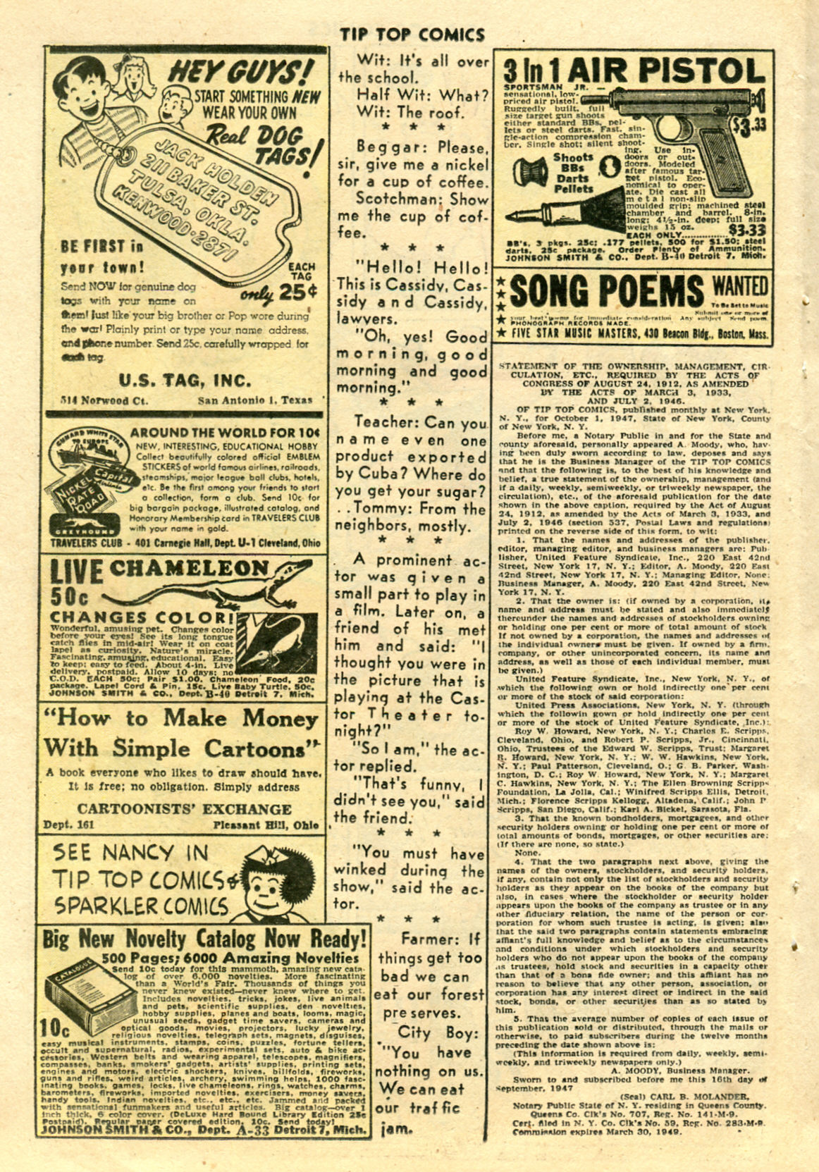 Read online Tip Top Comics comic -  Issue #138 - 38