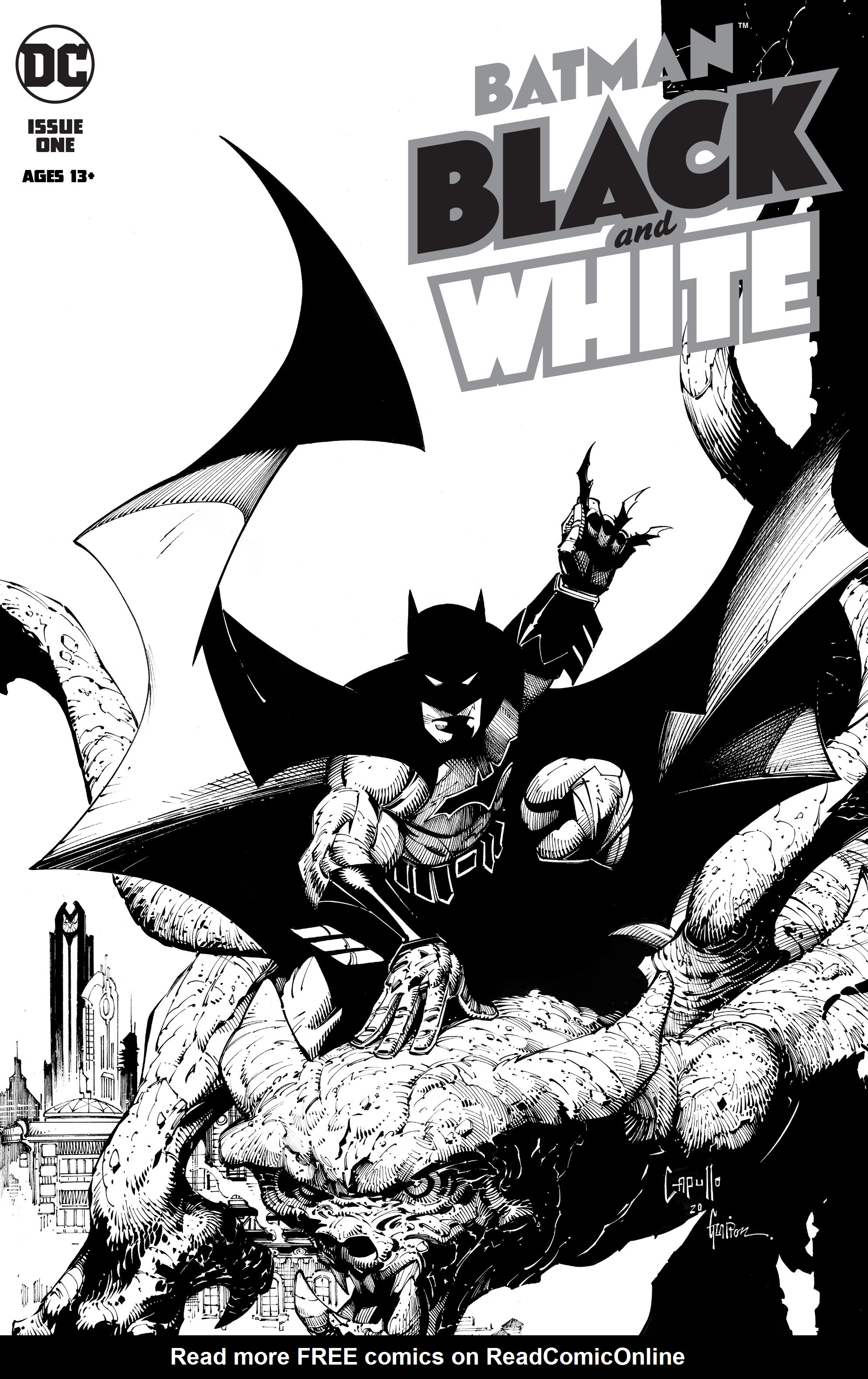 Read online Batman Black & White comic -  Issue #1 - 1