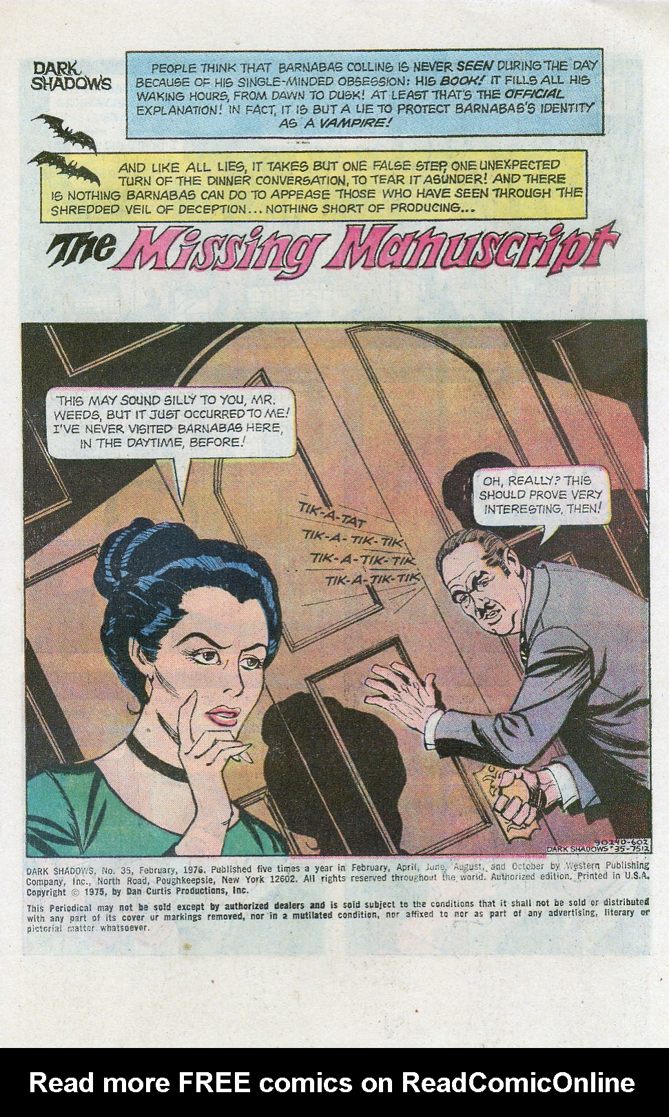 Read online Dark Shadows (1969) comic -  Issue #35 - 3