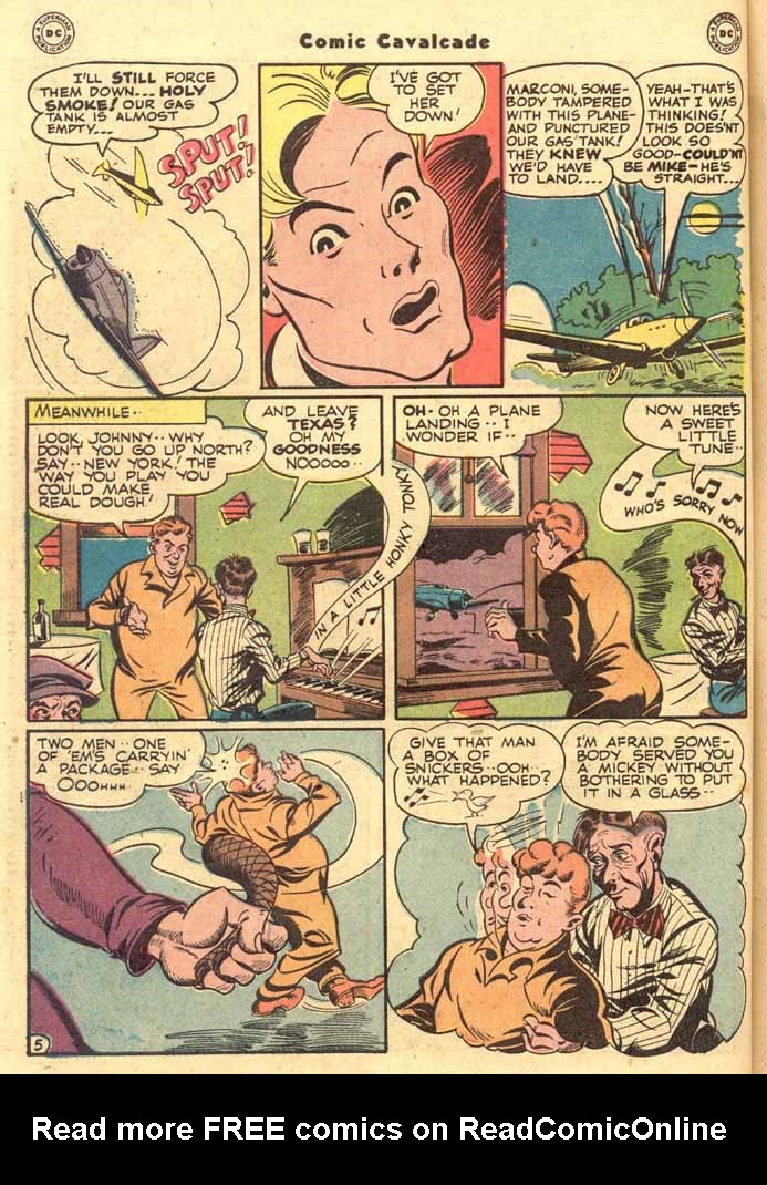 Read online Comic Cavalcade comic -  Issue #25 - 48