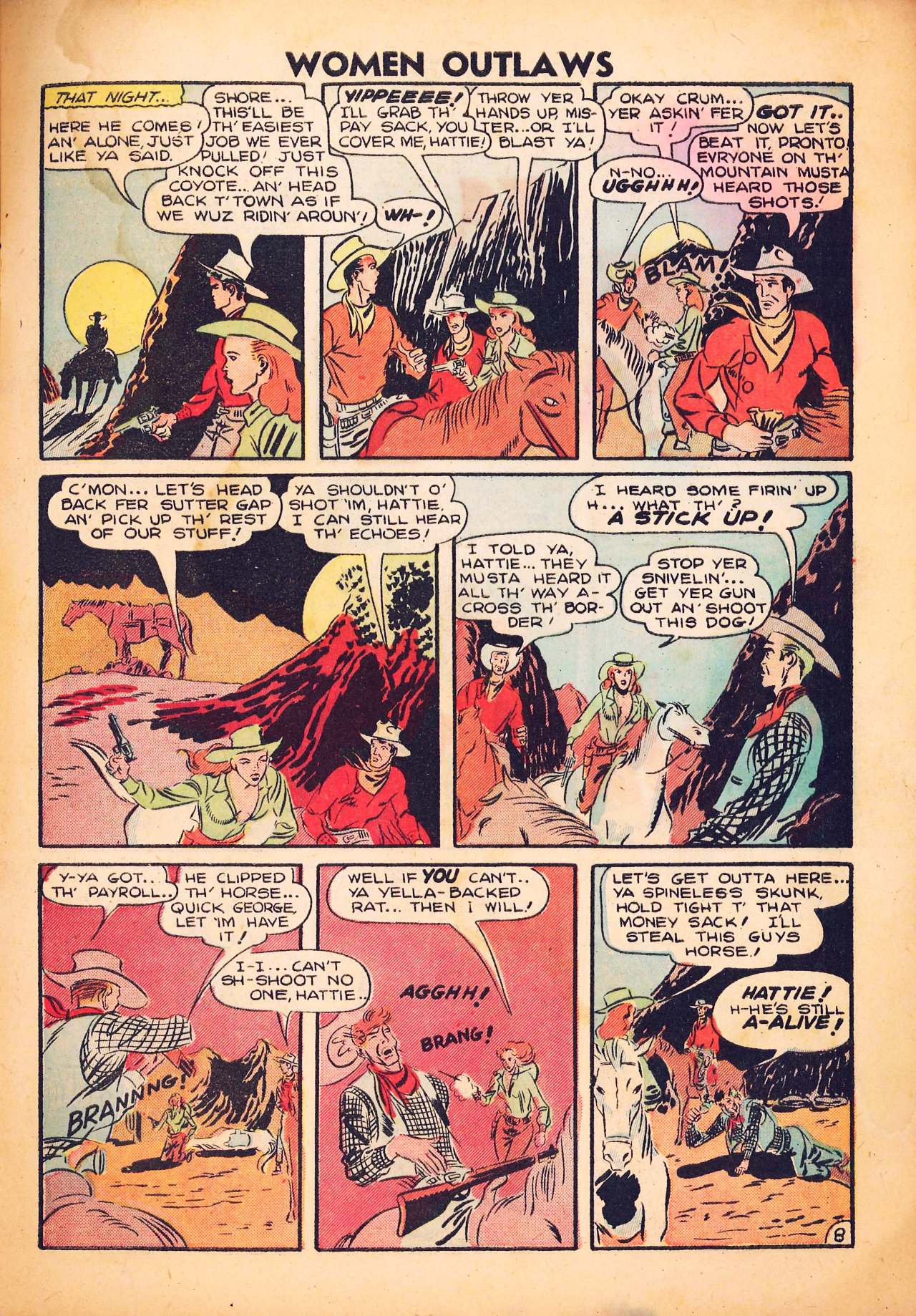 Read online Women Outlaws comic -  Issue #2 - 9