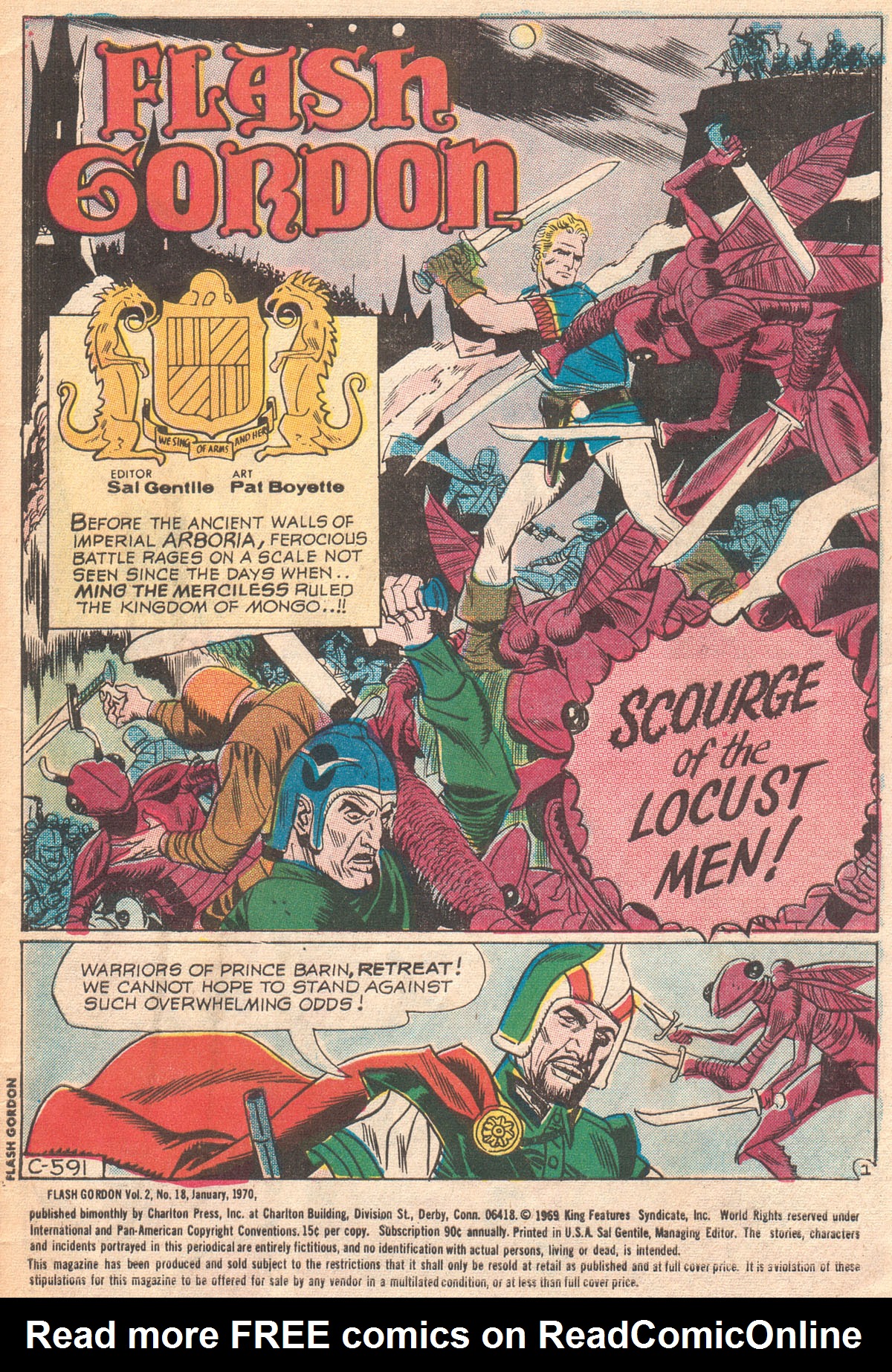 Read online Flash Gordon (1969) comic -  Issue #18 - 4