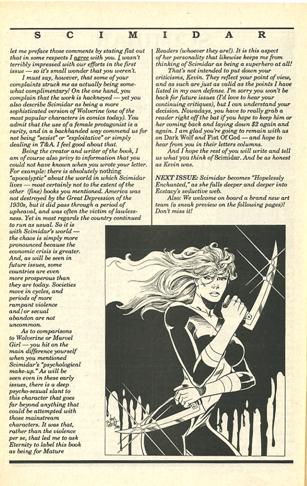 Read online Scimidar (1988) comic -  Issue #2 - 28