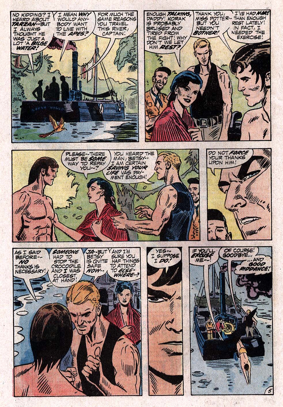 Read online Korak, Son of Tarzan (1972) comic -  Issue #47 - 5