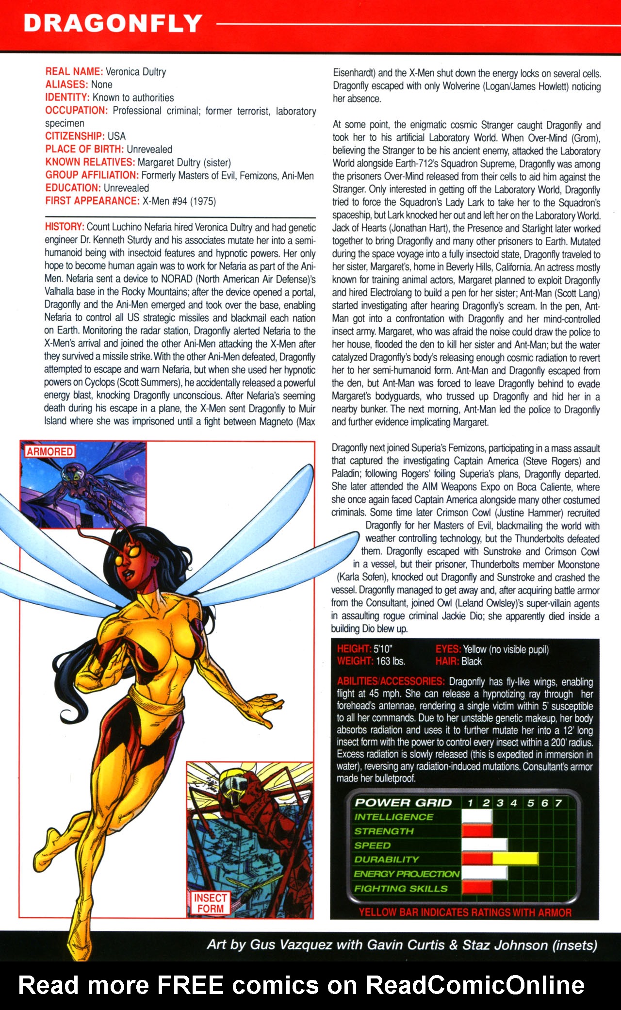 Read online Official Handbook of the Marvel Universe A To Z Update comic -  Issue #5 - 14