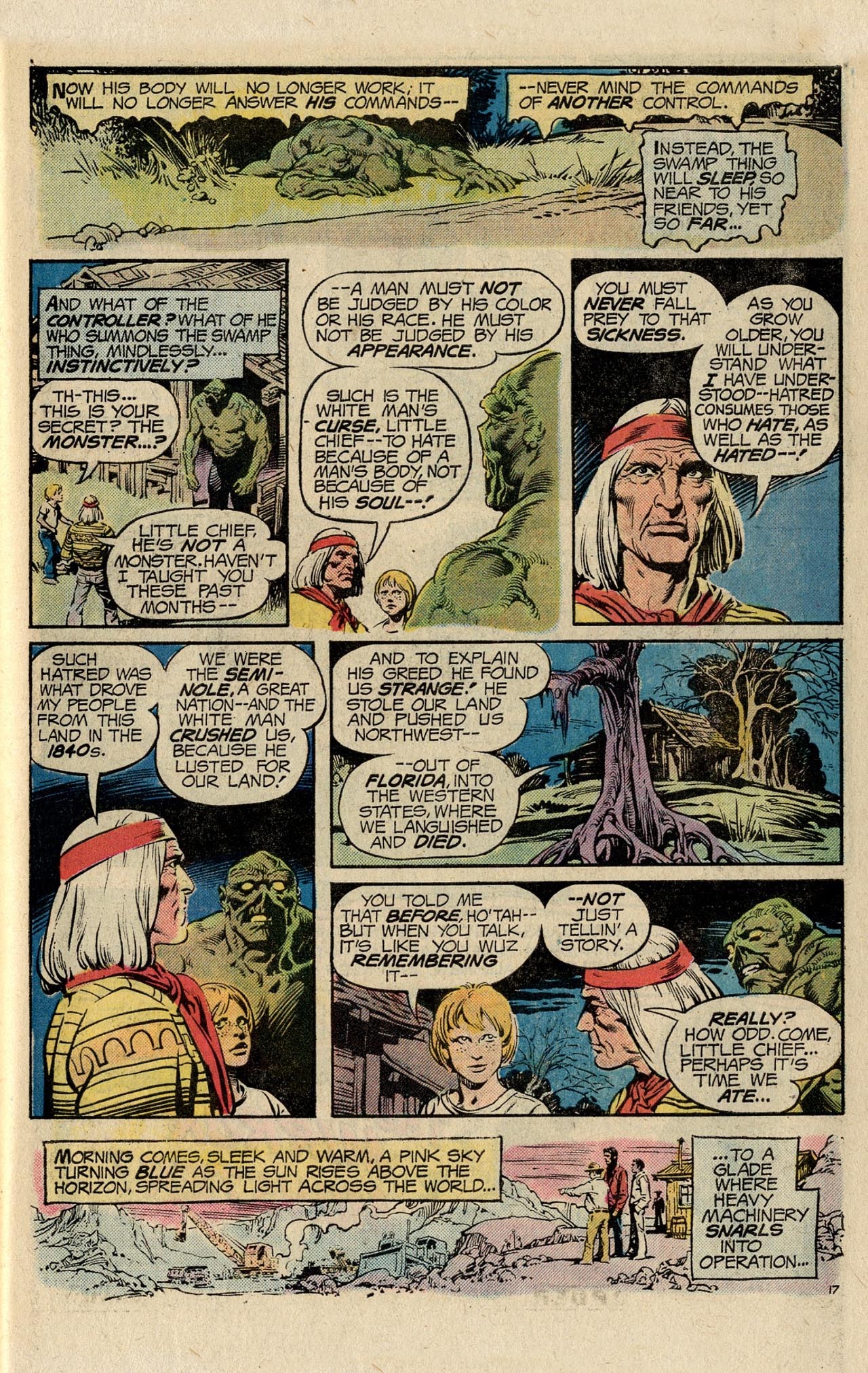 Read online Swamp Thing (1972) comic -  Issue #19 - 31