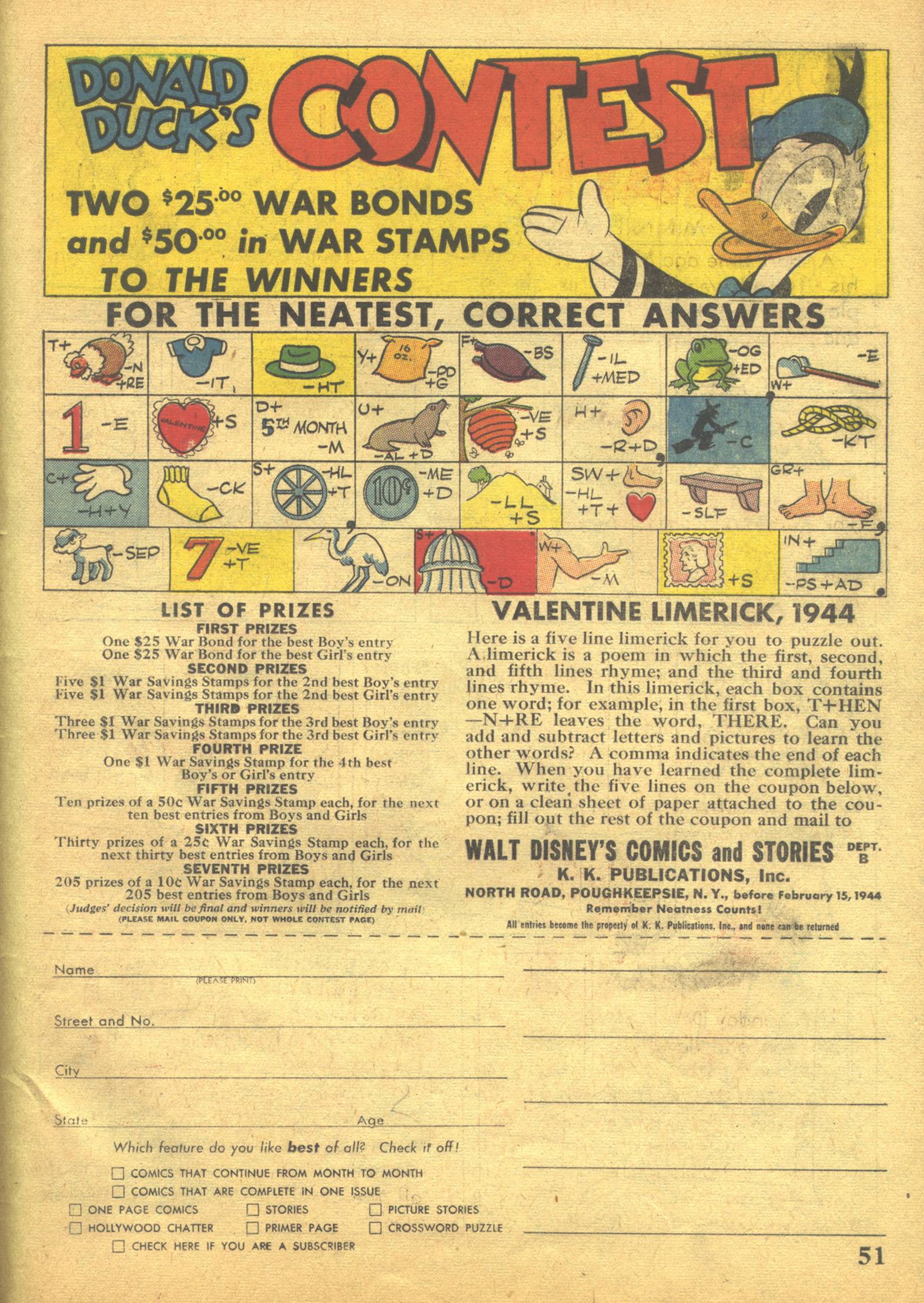 Read online Walt Disney's Comics and Stories comic -  Issue #41 - 53