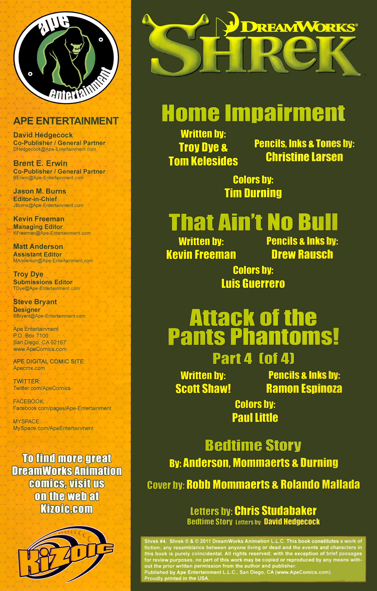Read online Shrek (2010) comic -  Issue #4 - 2