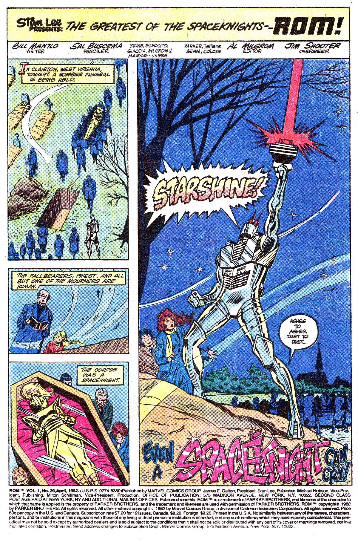 Read online ROM (1979) comic -  Issue #29 - 2