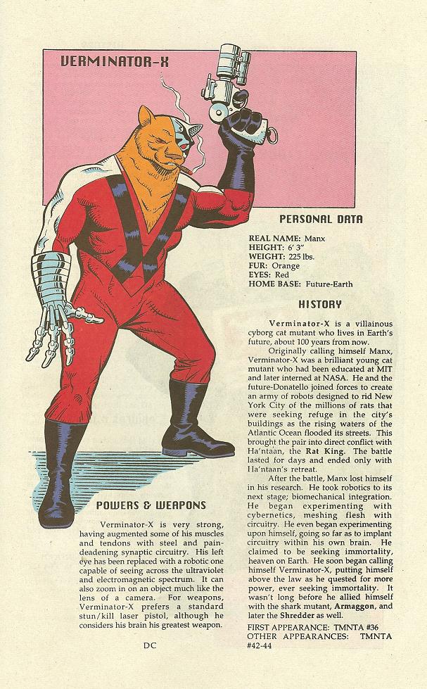 Read online Teenage Mutant Ninja Turtles Mutant Universe Sourcebook comic -  Issue #2 - 36