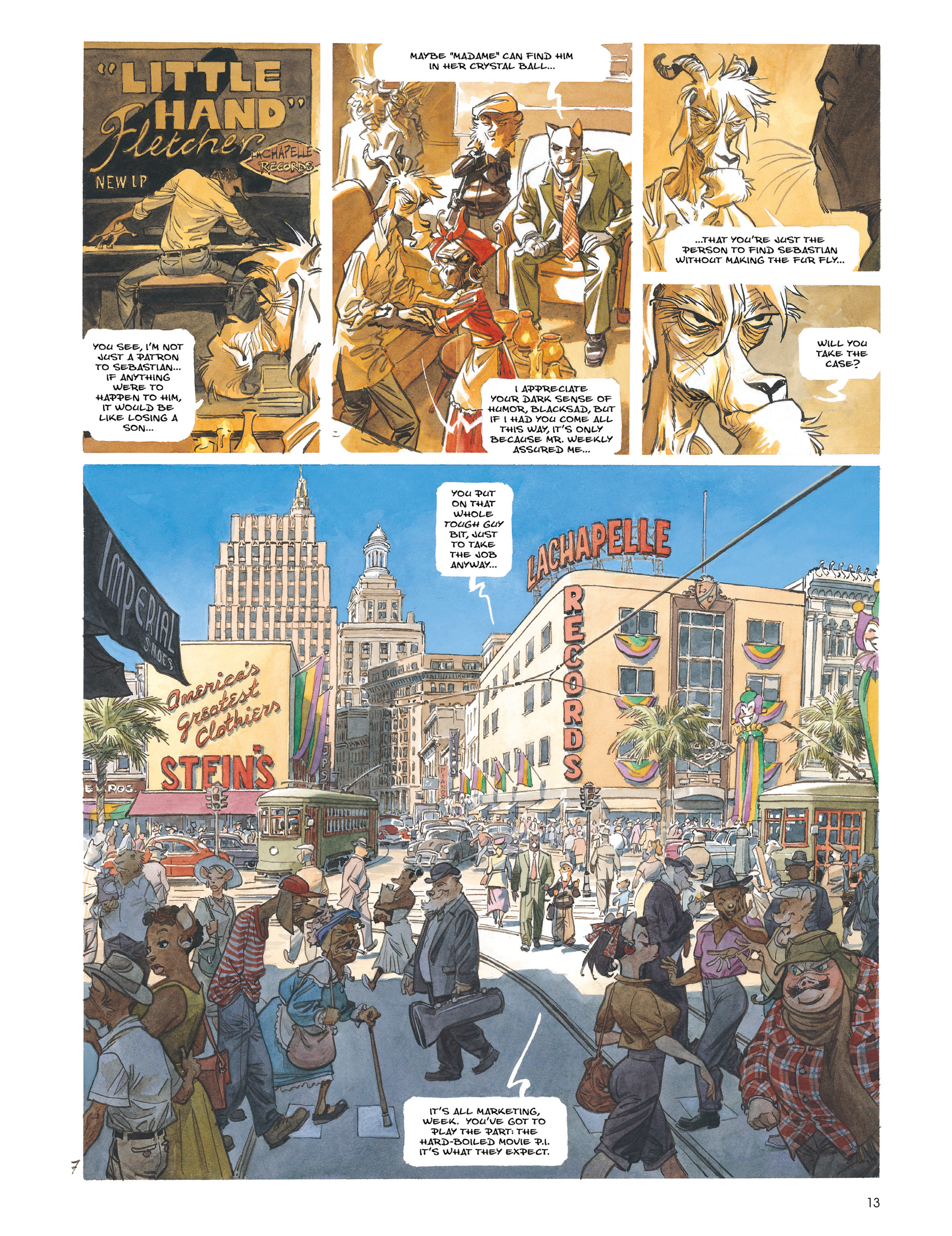 Read online Blacksad: A Silent Hell comic -  Issue # TPB - 14