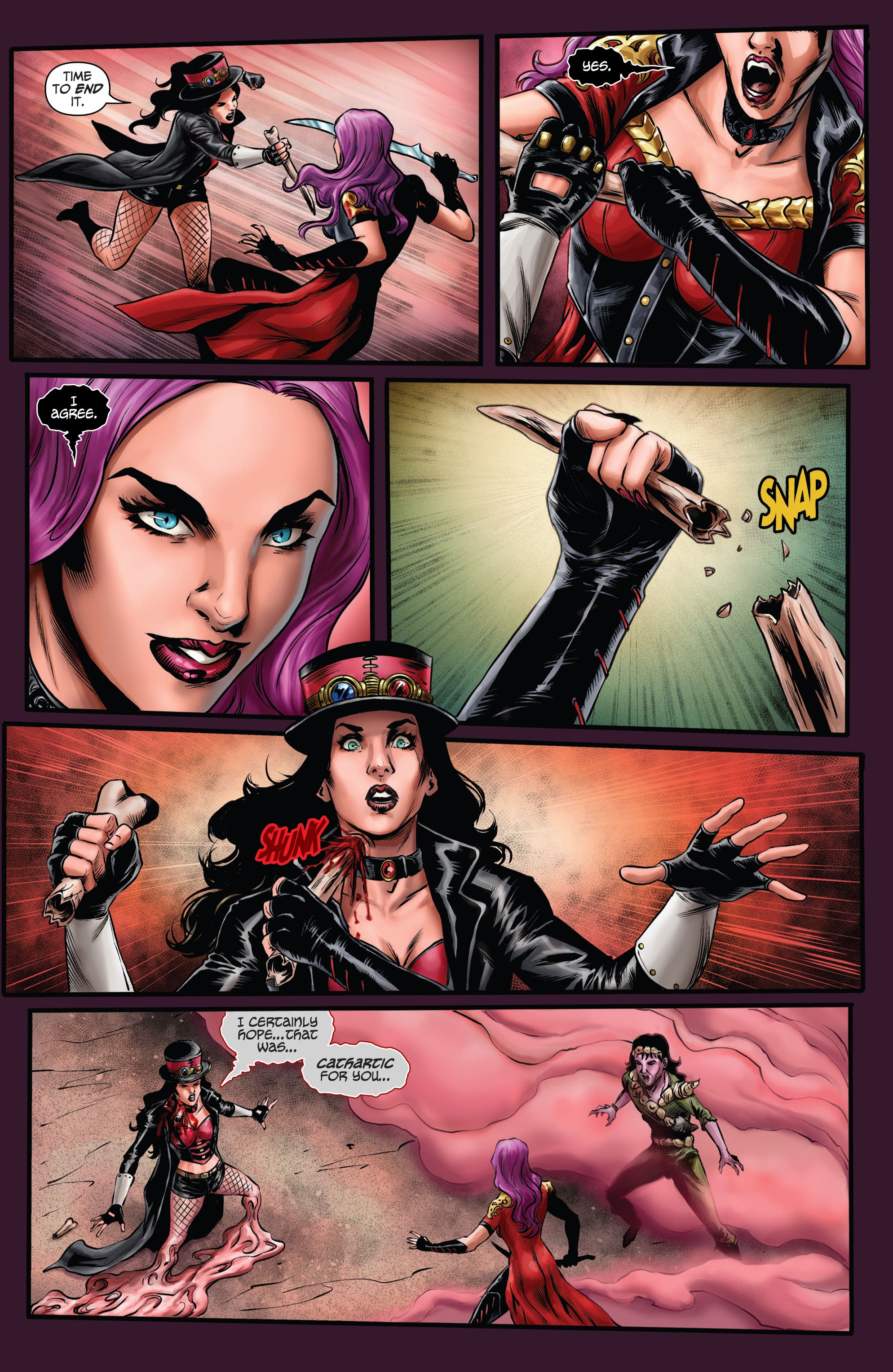 Read online Grimm Universe Presents Quarterly: Dracula's Daughter comic -  Issue # TPB - 42
