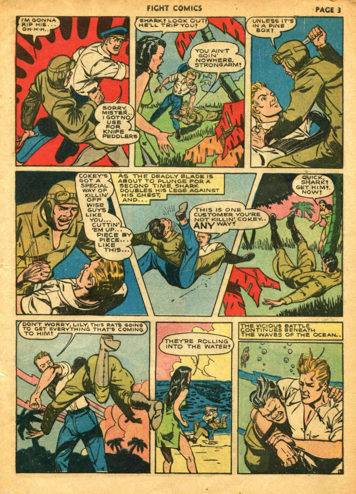 Read online Fight Comics comic -  Issue #22 - 5