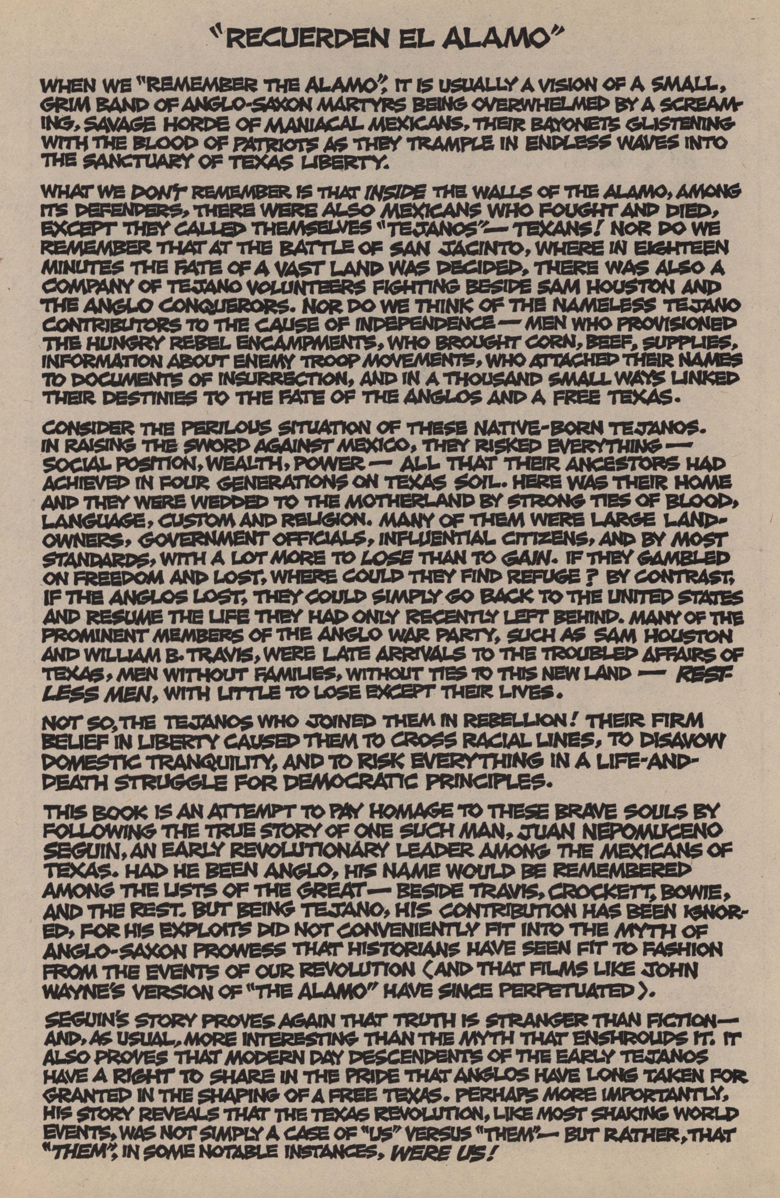 Read online Recuerden el Alamo comic -  Issue # Full - 4