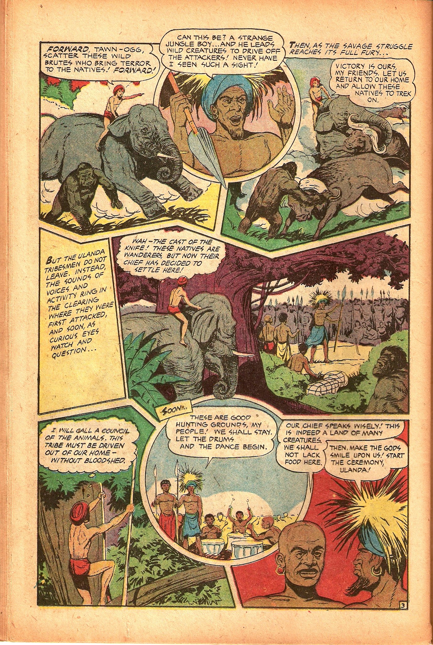 Read online Jungle Comics comic -  Issue #139 - 36
