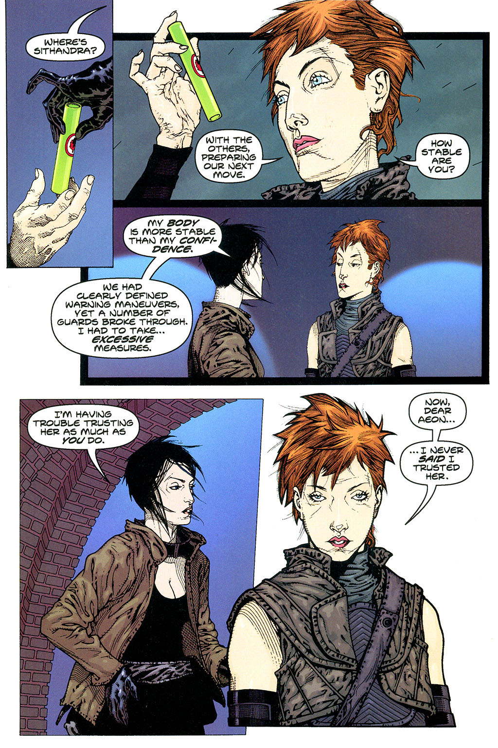 Read online Aeon Flux comic -  Issue #3 - 23