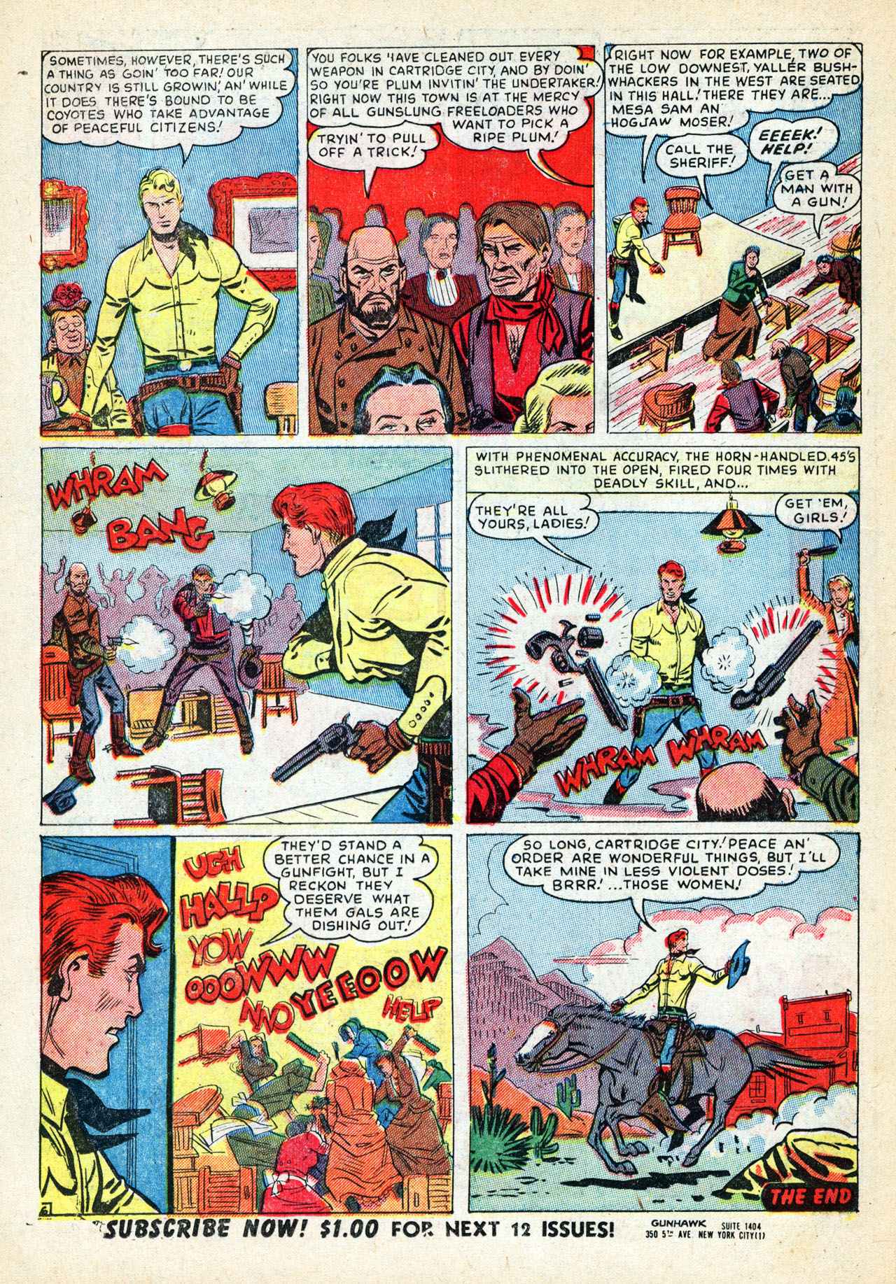 Read online The Gunhawk comic -  Issue #15 - 18