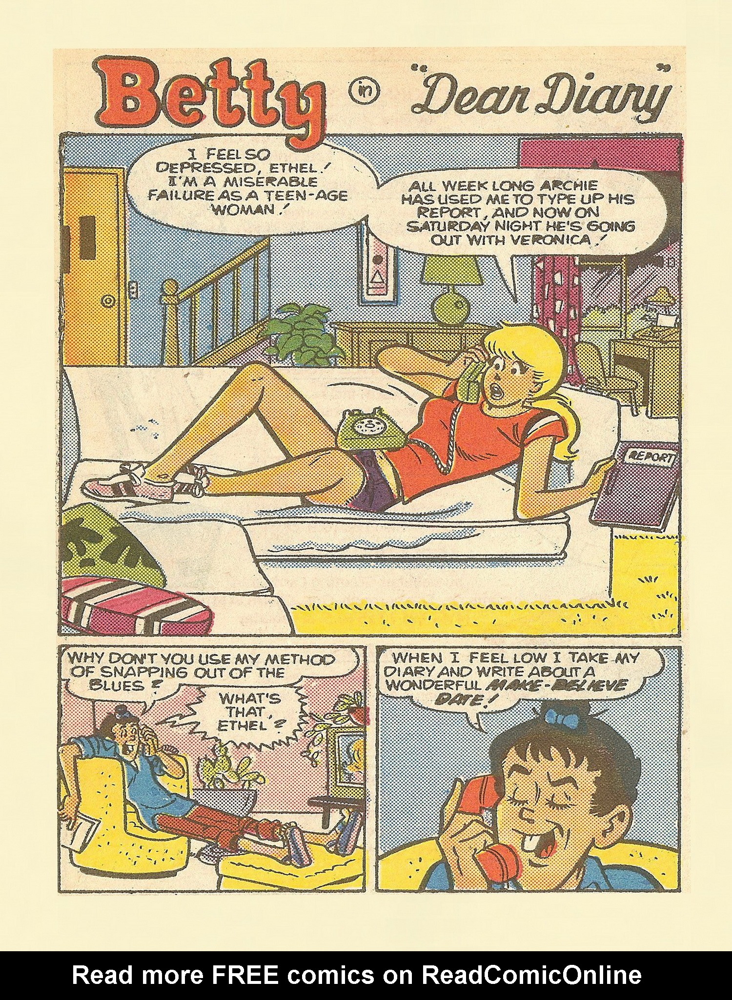 Read online Betty and Veronica Digest Magazine comic -  Issue #38 - 115