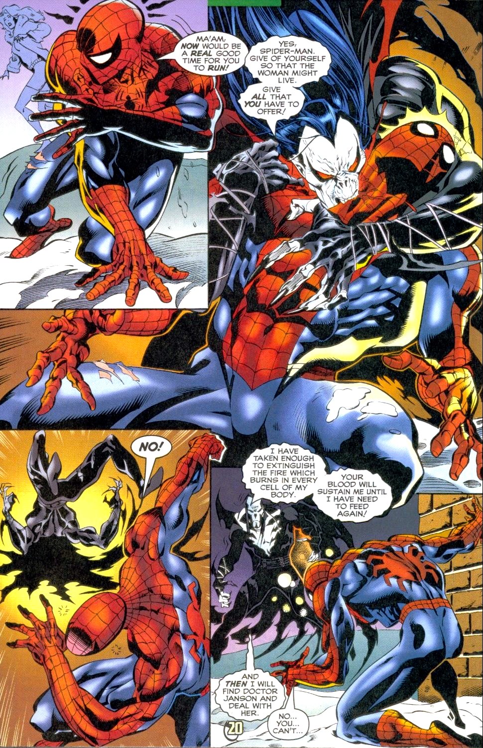 Read online Spider-Man (1990) comic -  Issue #77 - The Vampire's Kiss - 21