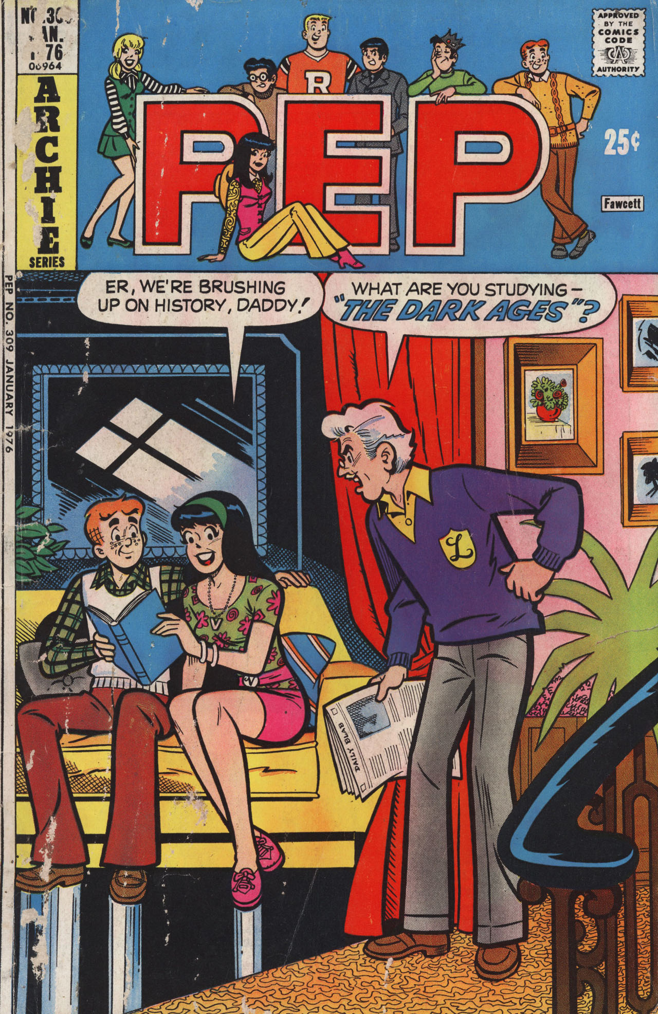 Read online Pep Comics comic -  Issue #309 - 1