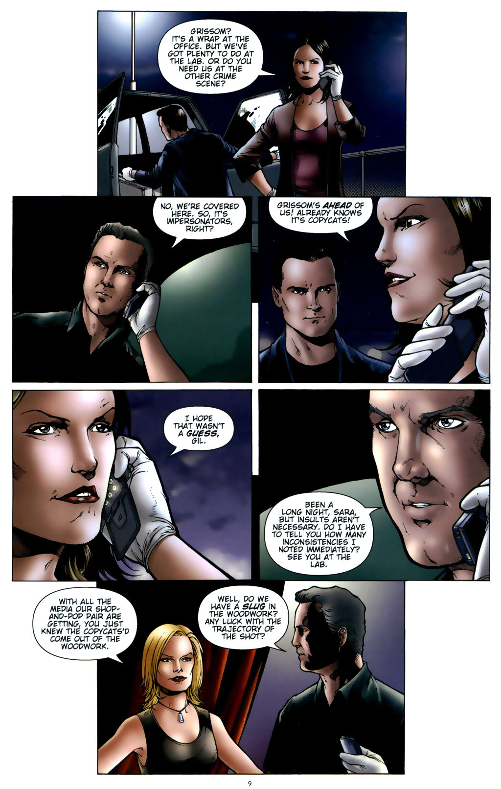 Read online CSI: Crime Scene Investigation: Demon House comic -  Issue #3 - 9