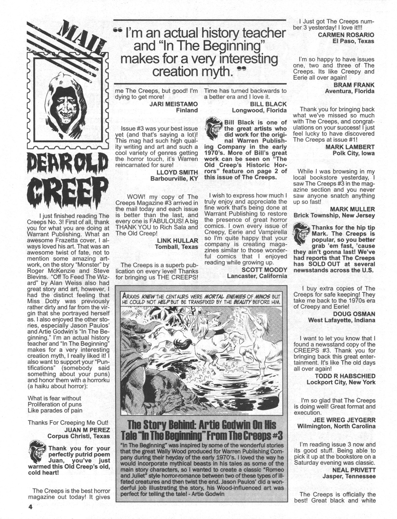 Read online The Creeps comic -  Issue #4 - 4
