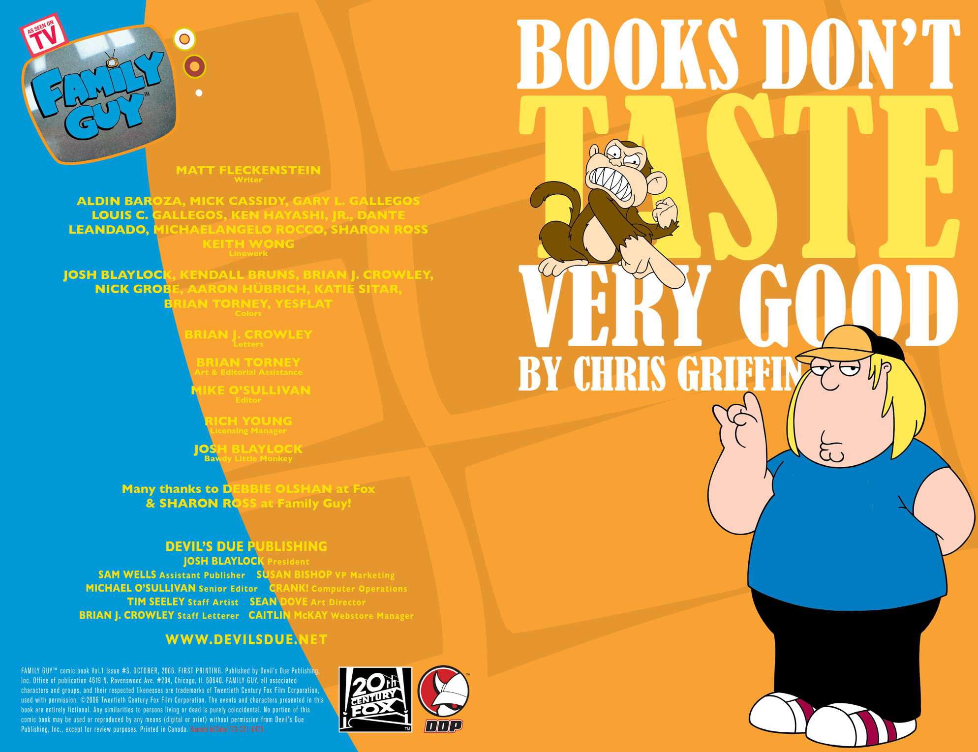 Read online Family Guy comic -  Issue #3 - 2