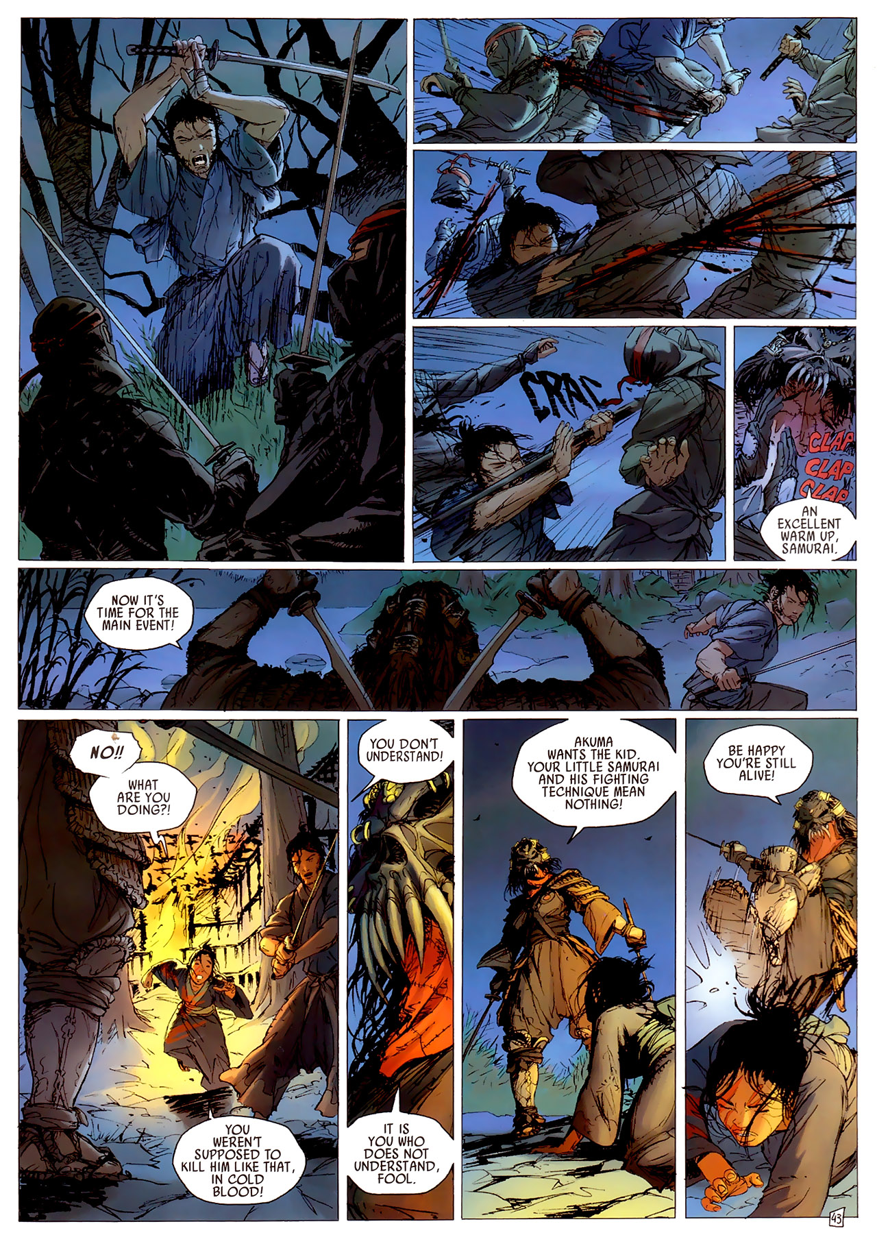 Read online Samurai: Legend comic -  Issue #3 - 43
