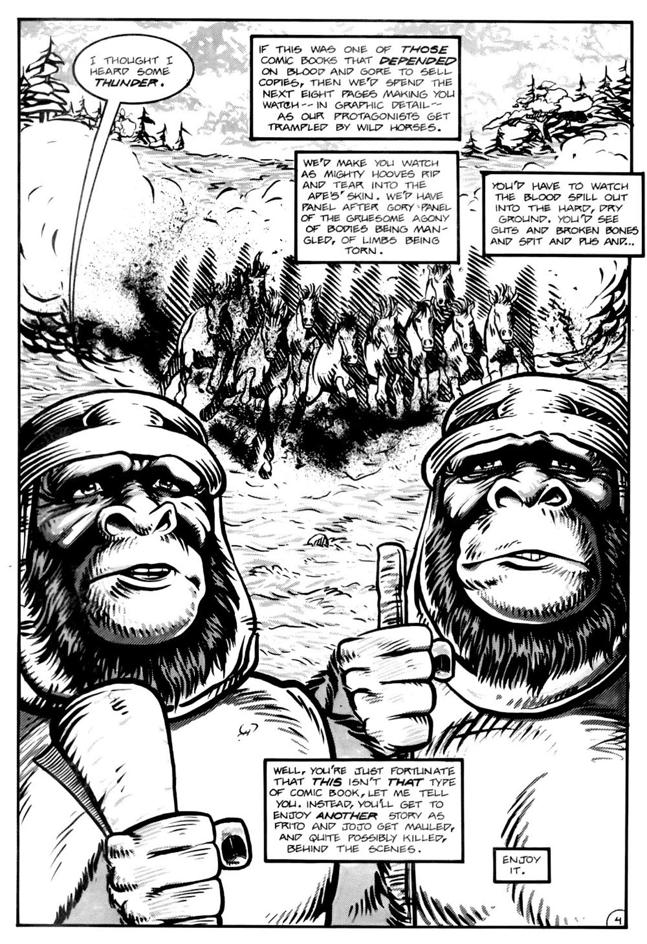Read online Planet of the Apes (1990) comic -  Issue #13 - 6