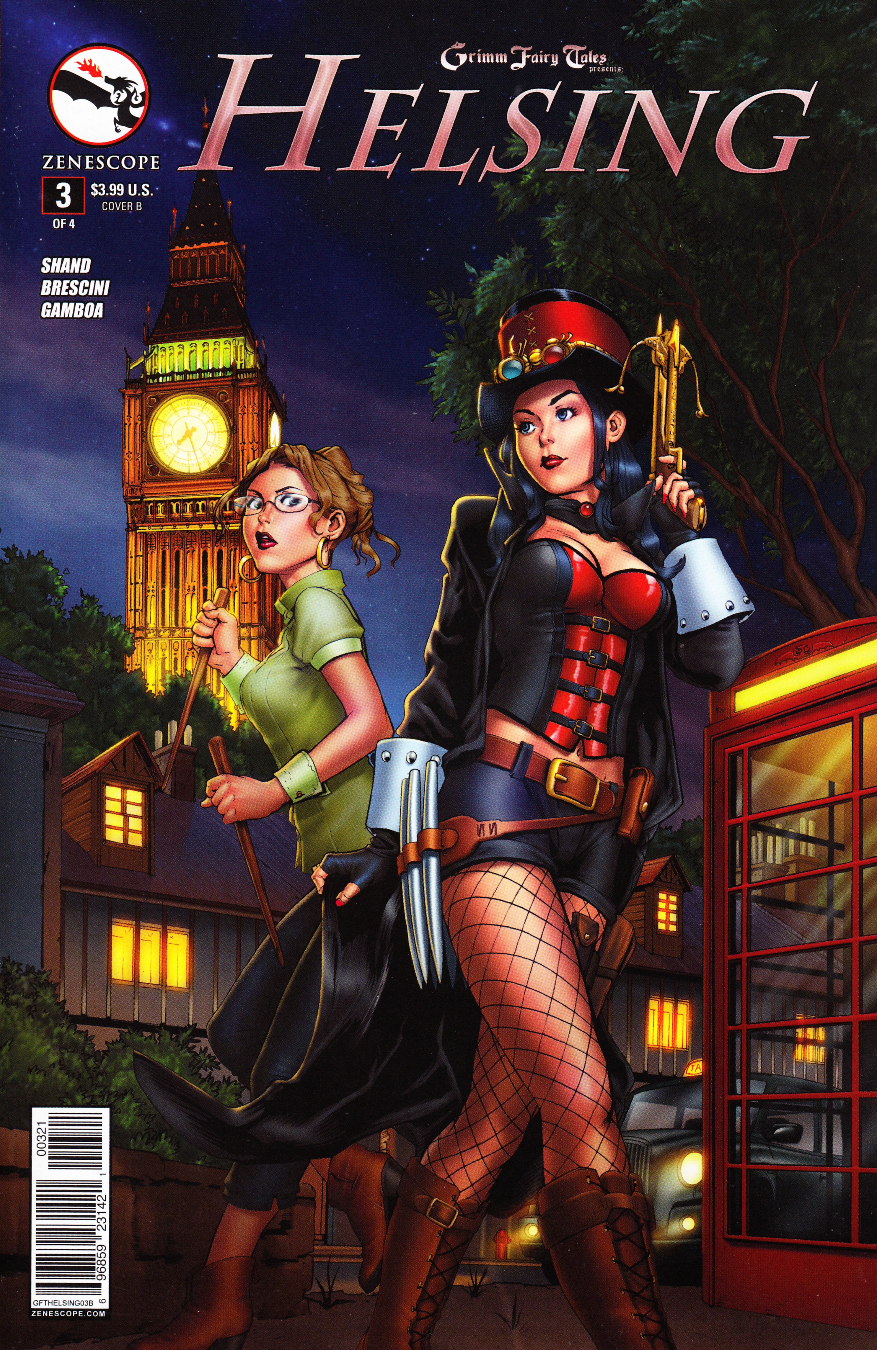 Read online Grimm Fairy Tales presents Helsing comic -  Issue #3 - 2