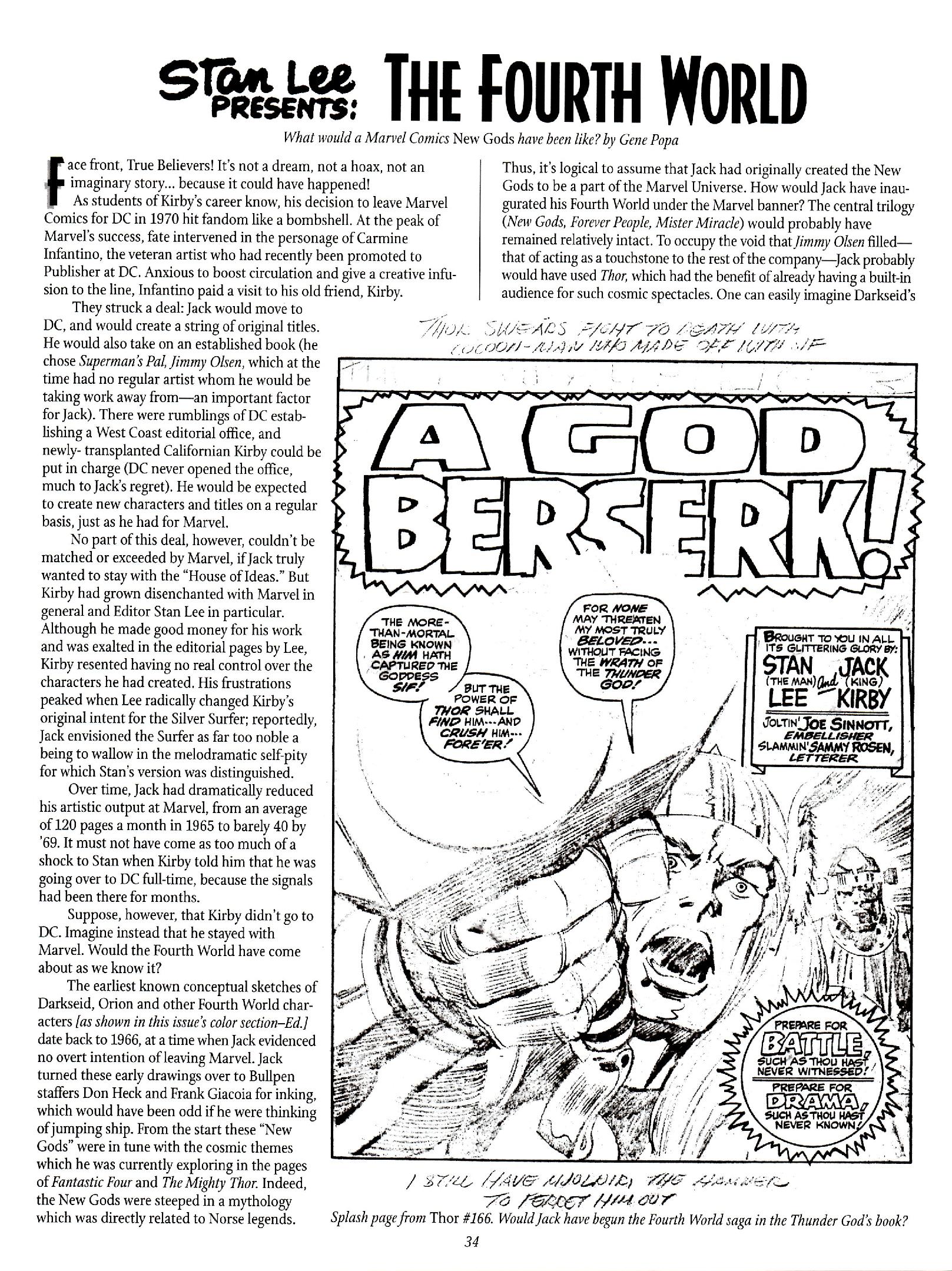 Read online The Jack Kirby Collector comic -  Issue #26 - 34