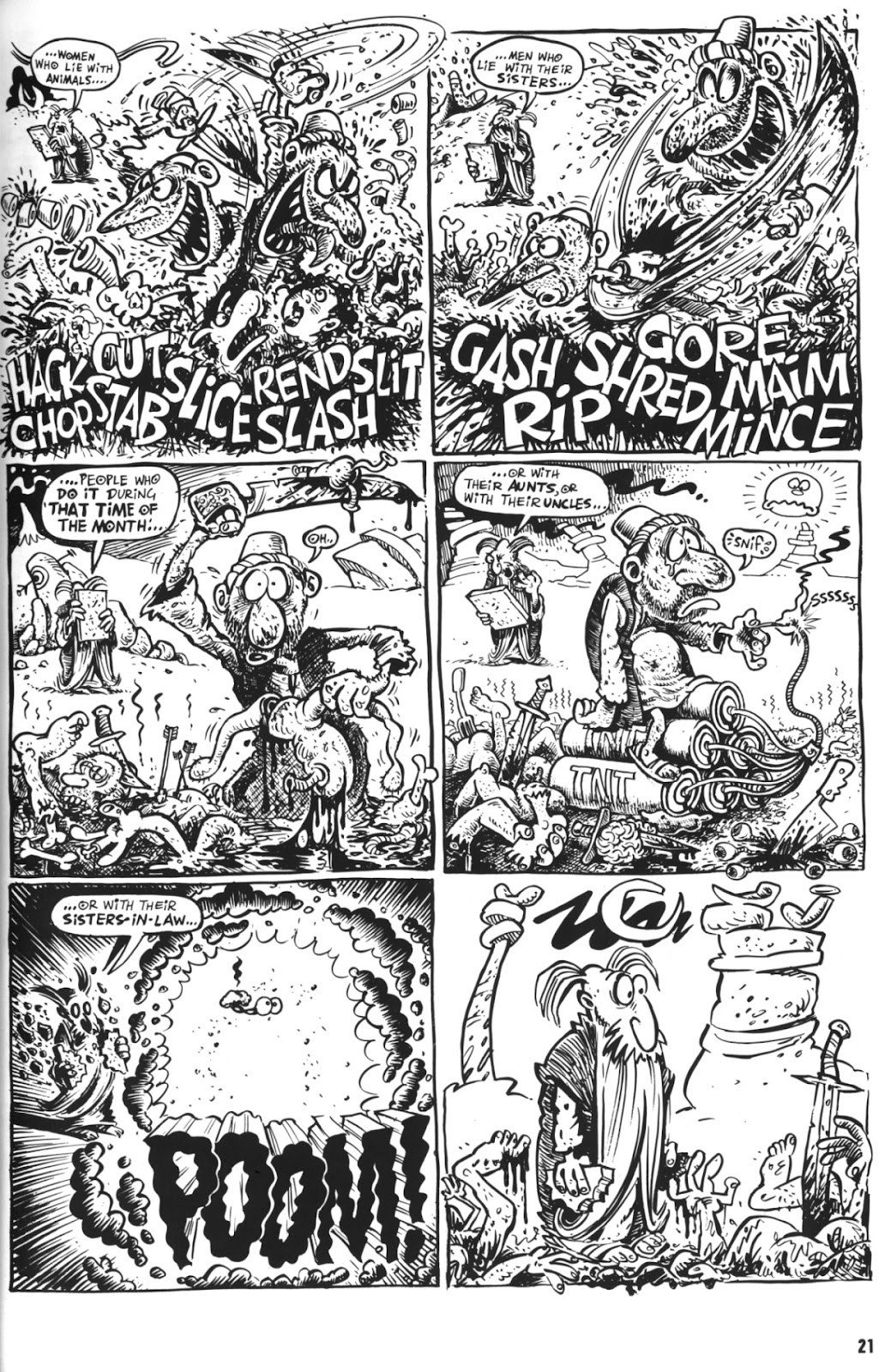 Read online Outrageous Tales From The Old Testament comic Issue Full