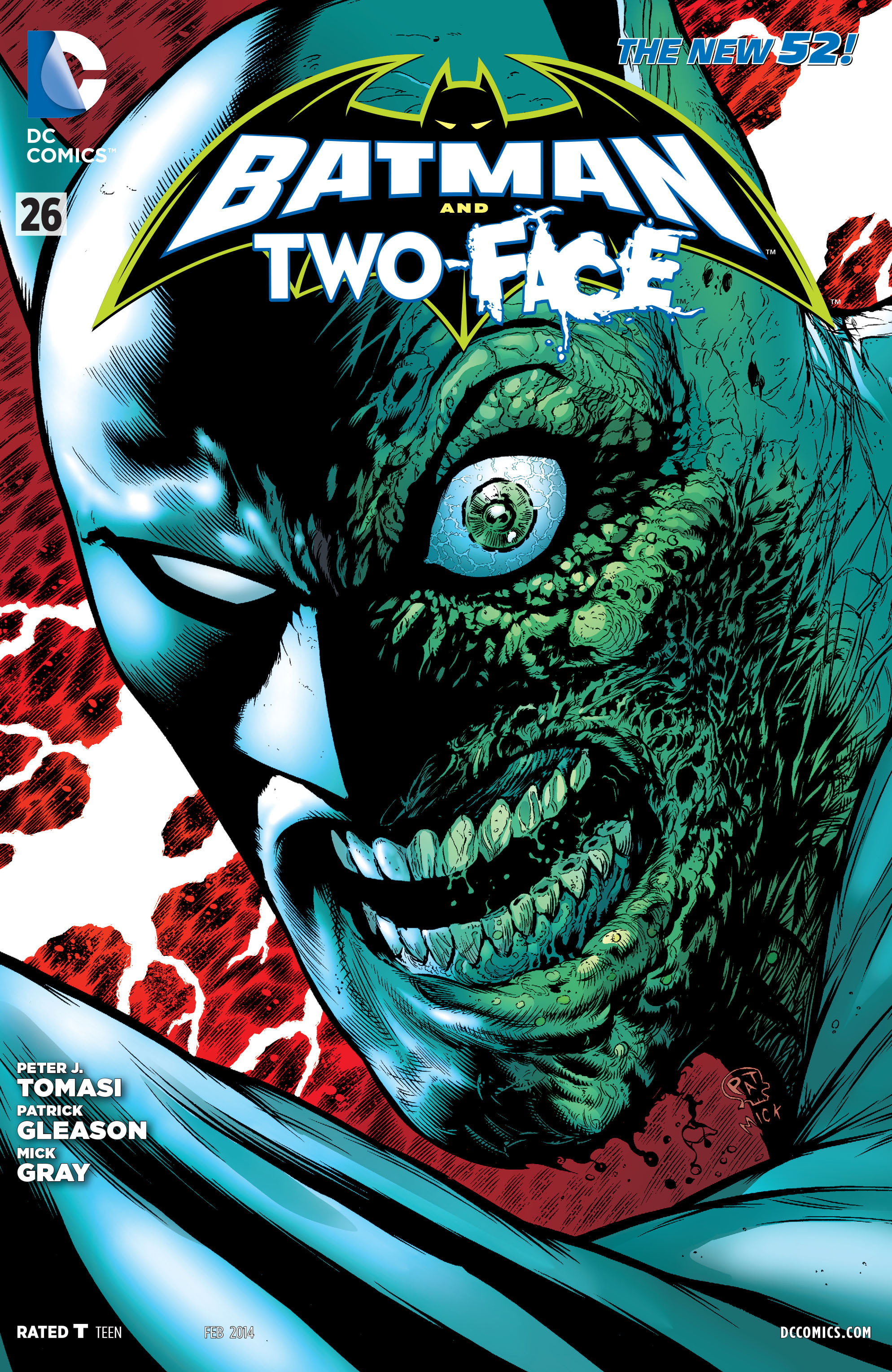 Read online Batman and Robin (2011) comic -  Issue #26 - Batman and Two-Face - 1